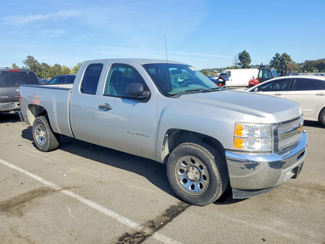2012 Chevrolet Silverado C1500 Silver vin: 1GCRCPEX7CZ226114