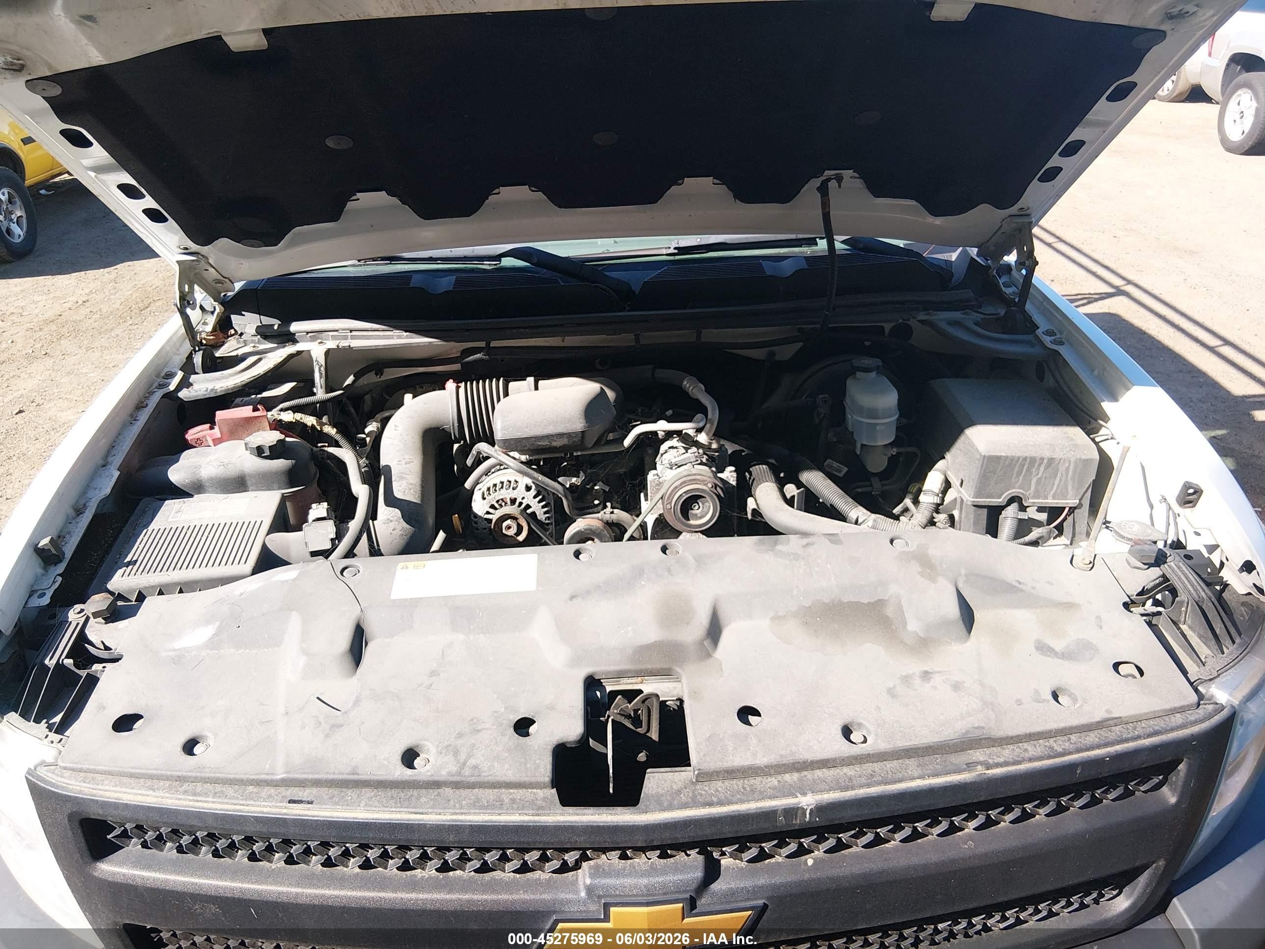 2012 Chevrolet Silverado 1500 Work Truck White vin: 1GCRCPEX7CZ303208