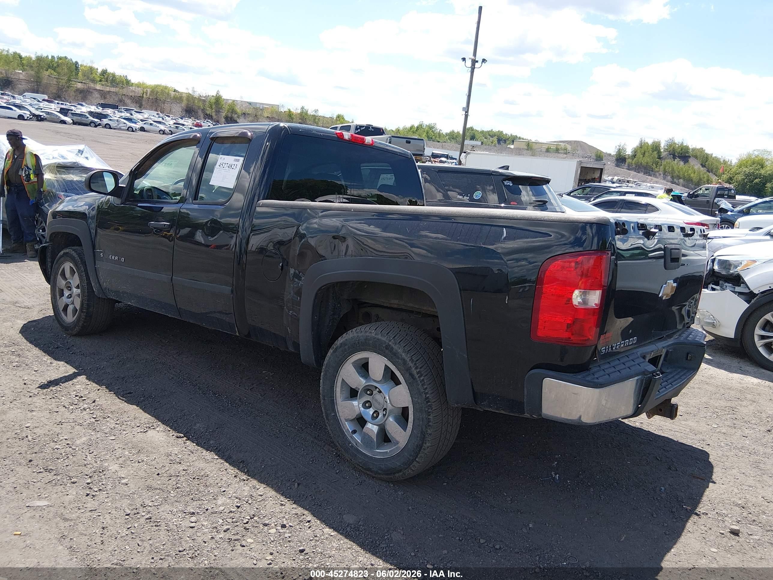 2011 Chevrolet Silverado 1500 Work Truck Black vin: 1GCRCPEX9BZ307646