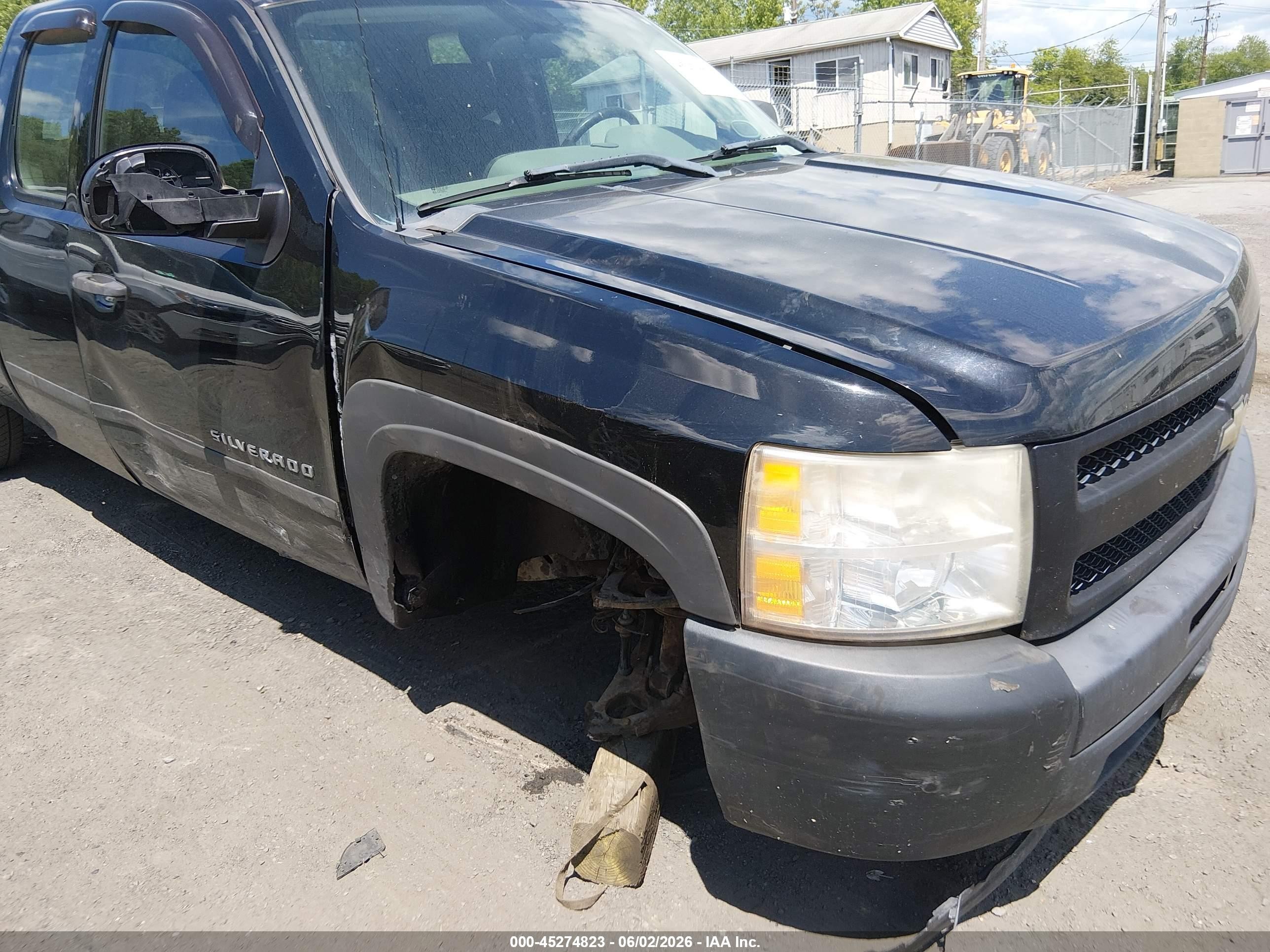 2011 Chevrolet Silverado 1500 Work Truck Black vin: 1GCRCPEX9BZ307646