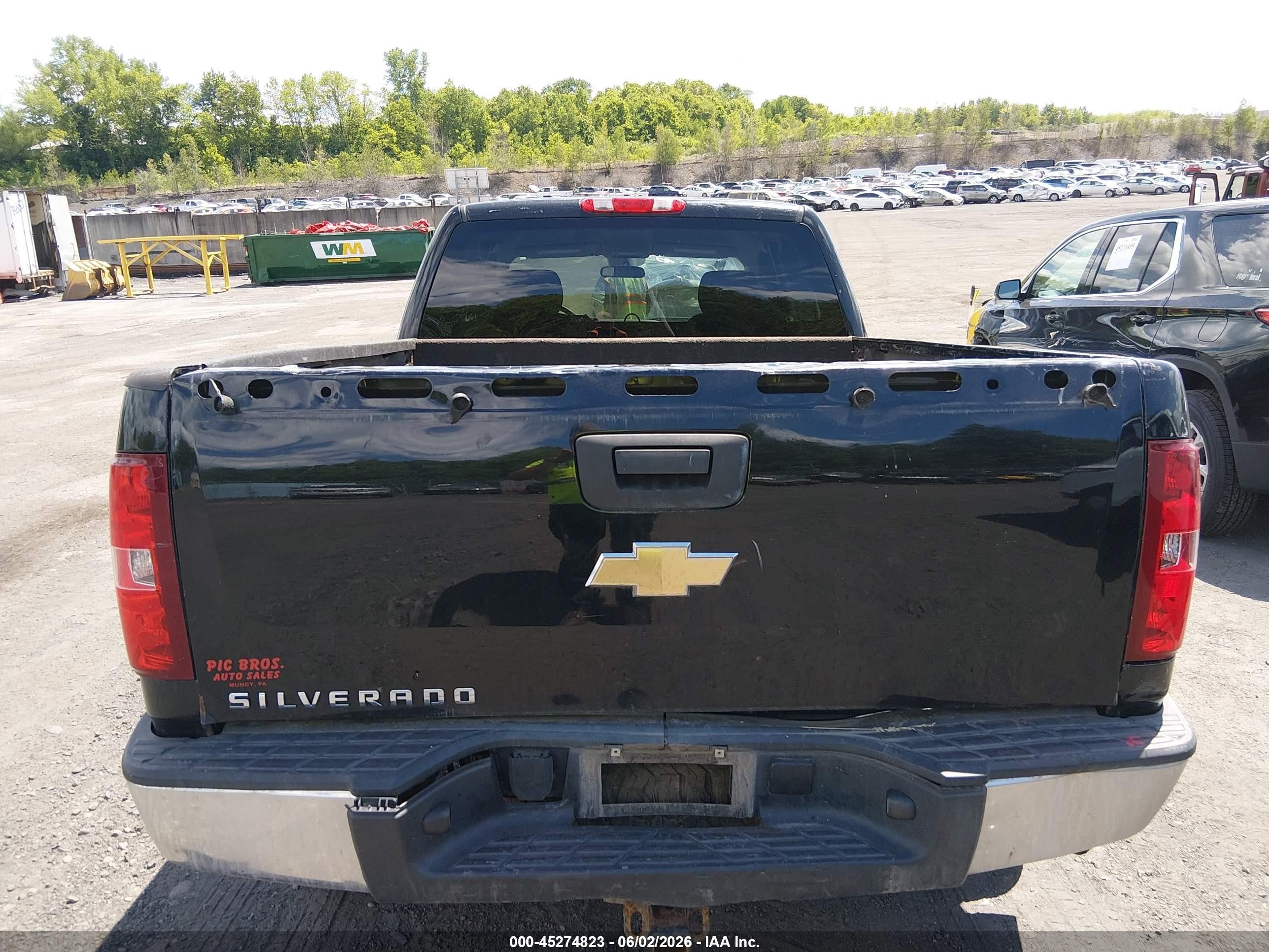 2011 Chevrolet Silverado 1500 Work Truck Black vin: 1GCRCPEX9BZ307646