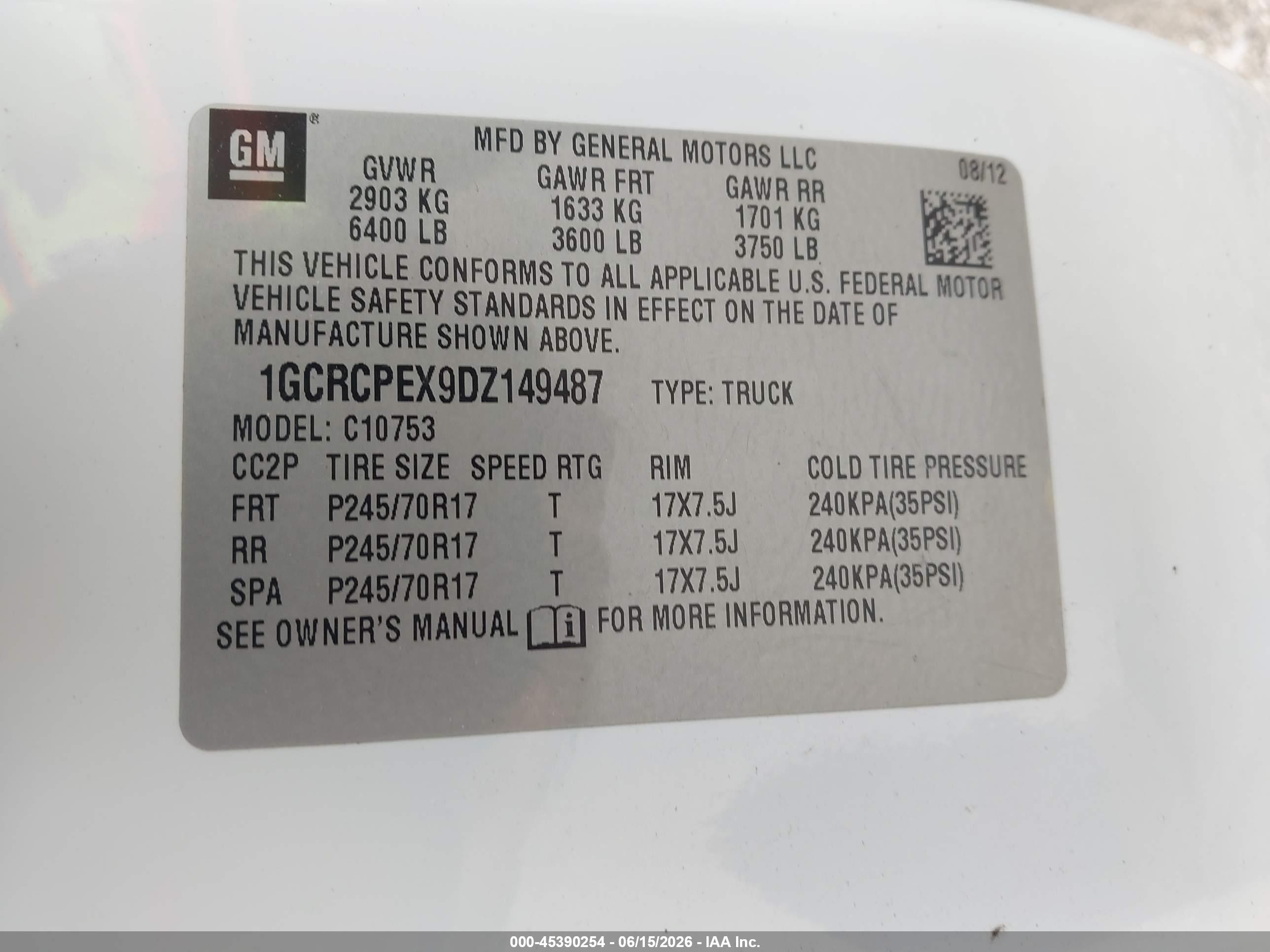 2013 Chevrolet Silverado 1500 Work Truck White vin: 1GCRCPEX9DZ149487