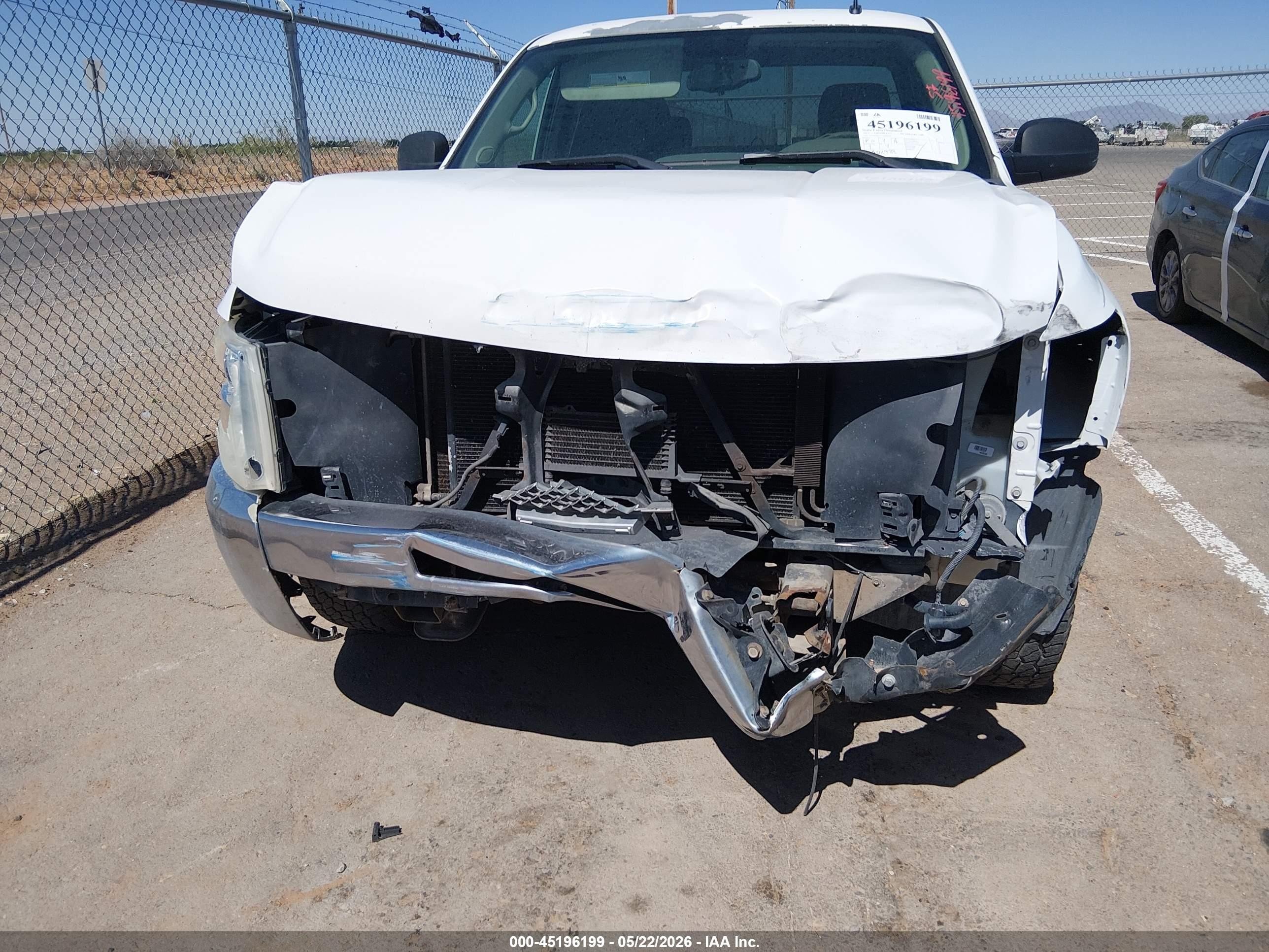 2012 Chevrolet Silverado 1500 Ls White vin: 1GCRCREA1CZ180190