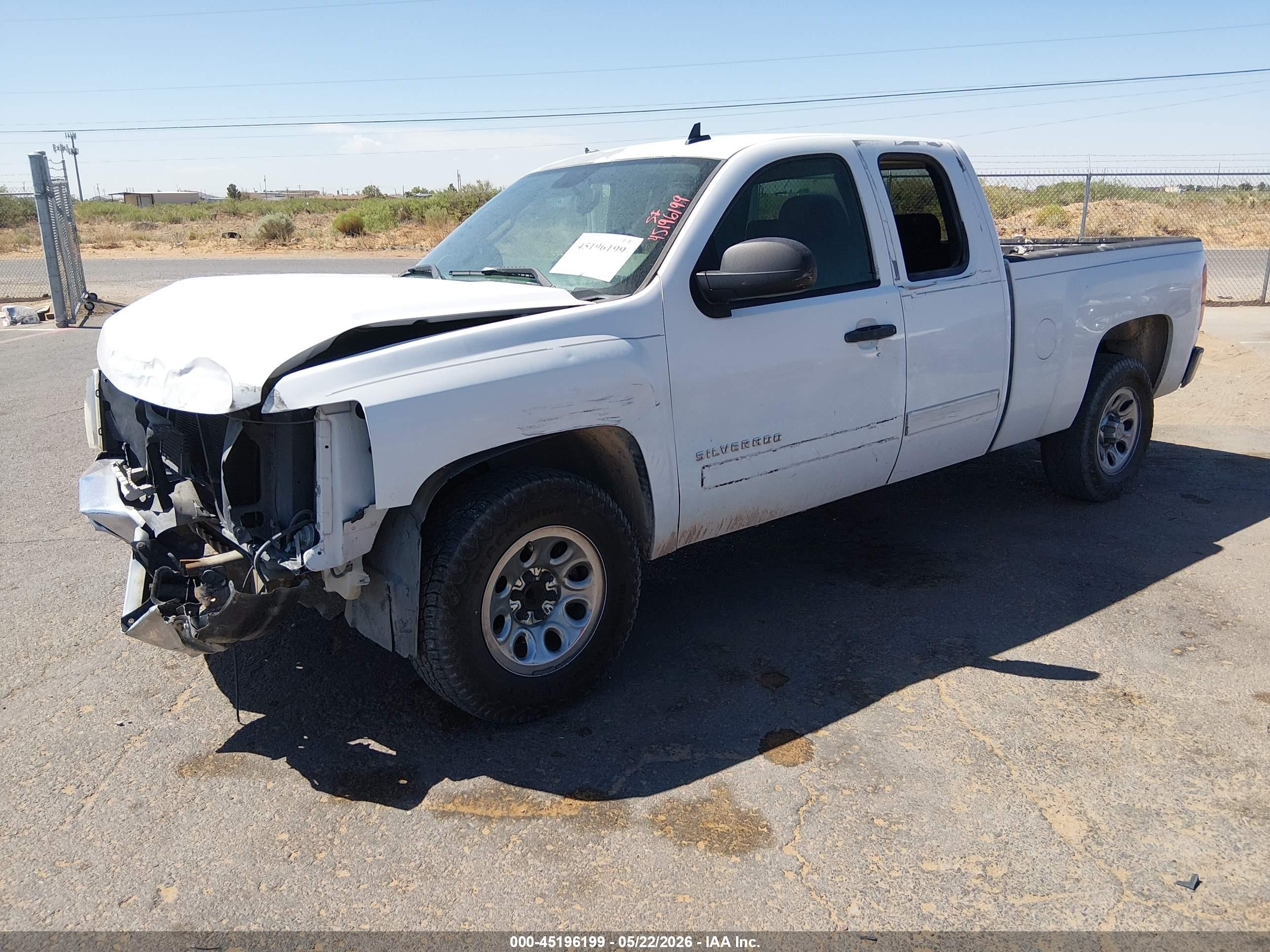 2012 Chevrolet Silverado 1500 Ls White vin: 1GCRCREA1CZ180190