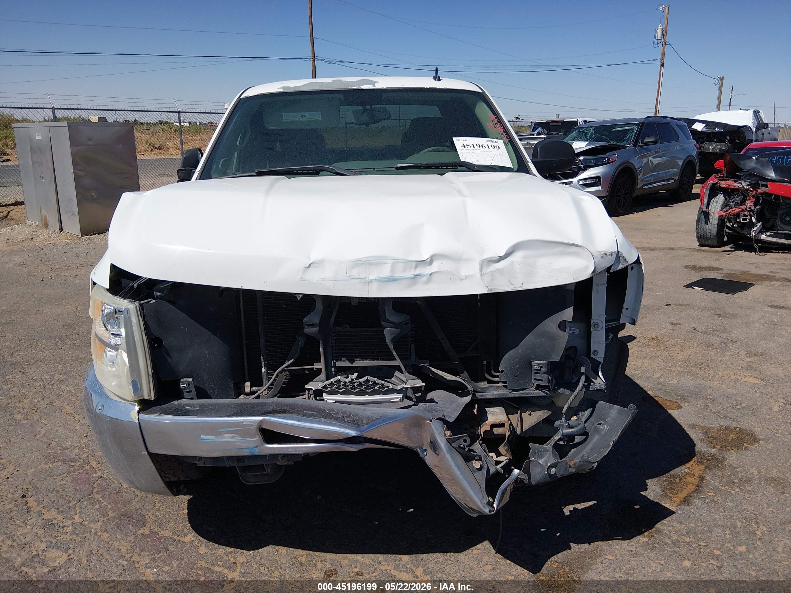 2012 Chevrolet Silverado 1500 Ls White vin: 1GCRCREA1CZ180190