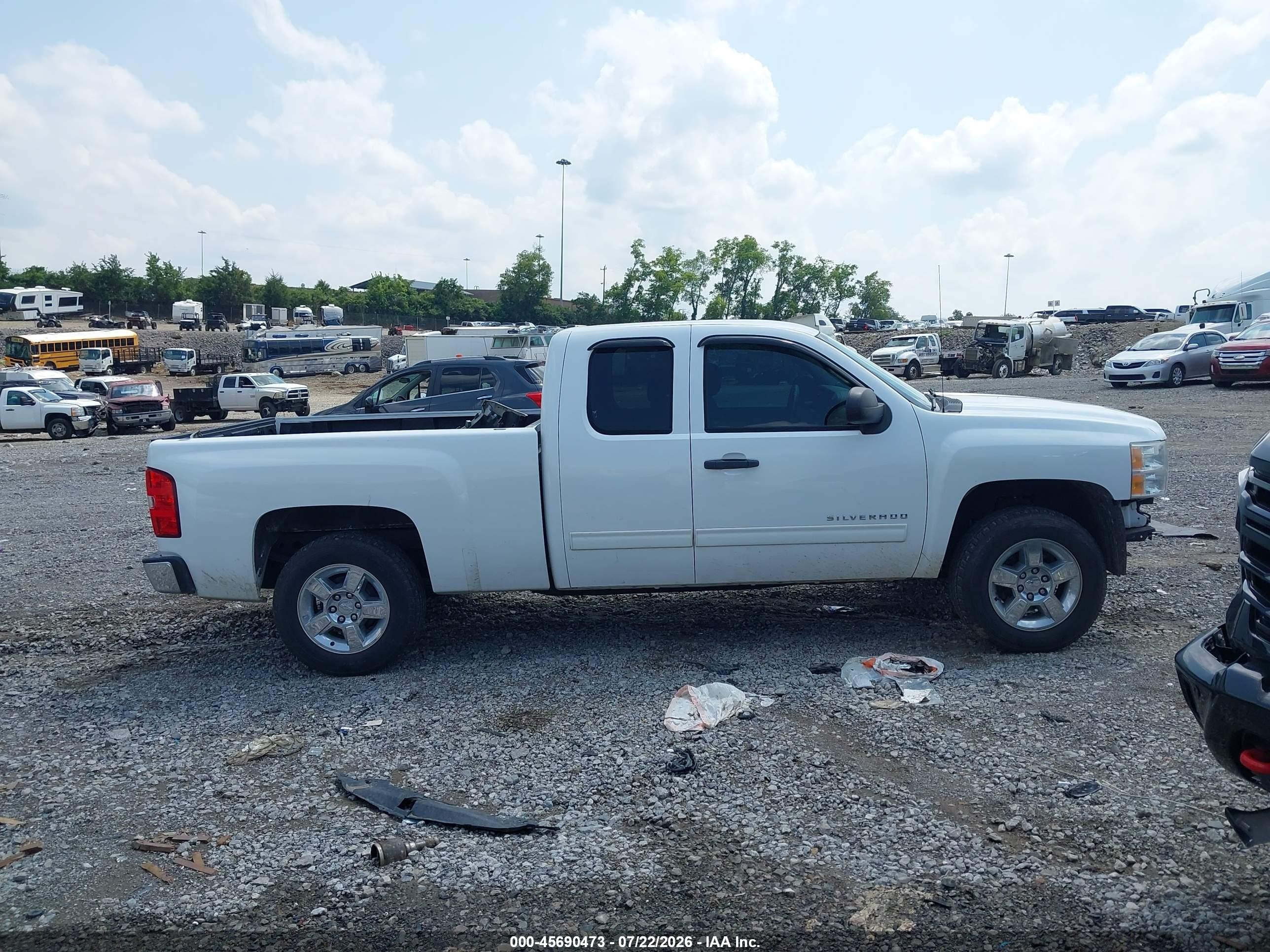 2012 Chevrolet Silverado 1500 Ls White vin: 1GCRCREA4CZ296368