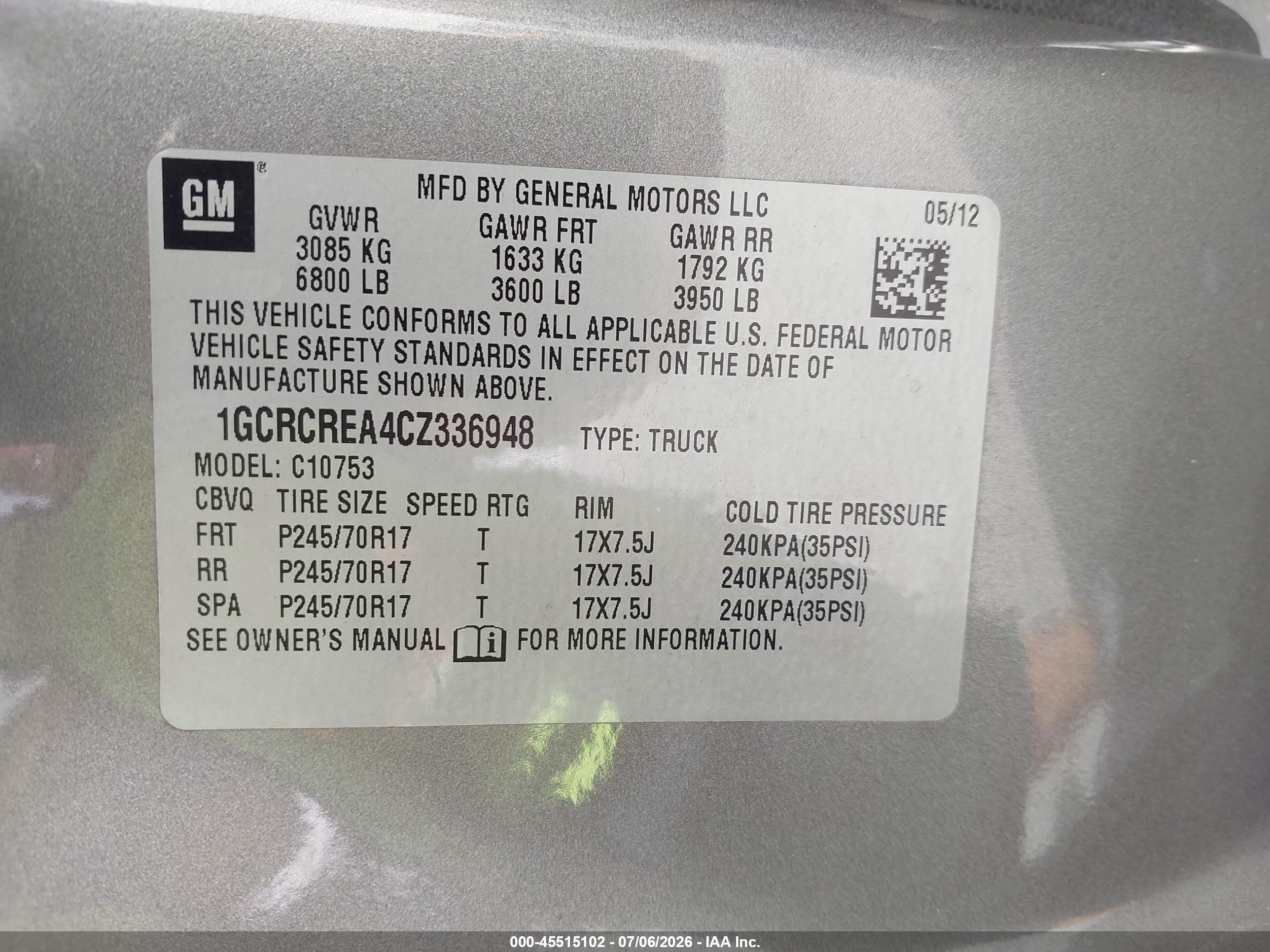2012 Chevrolet Silverado 1500 Ls Silver vin: 1GCRCREA4CZ336948