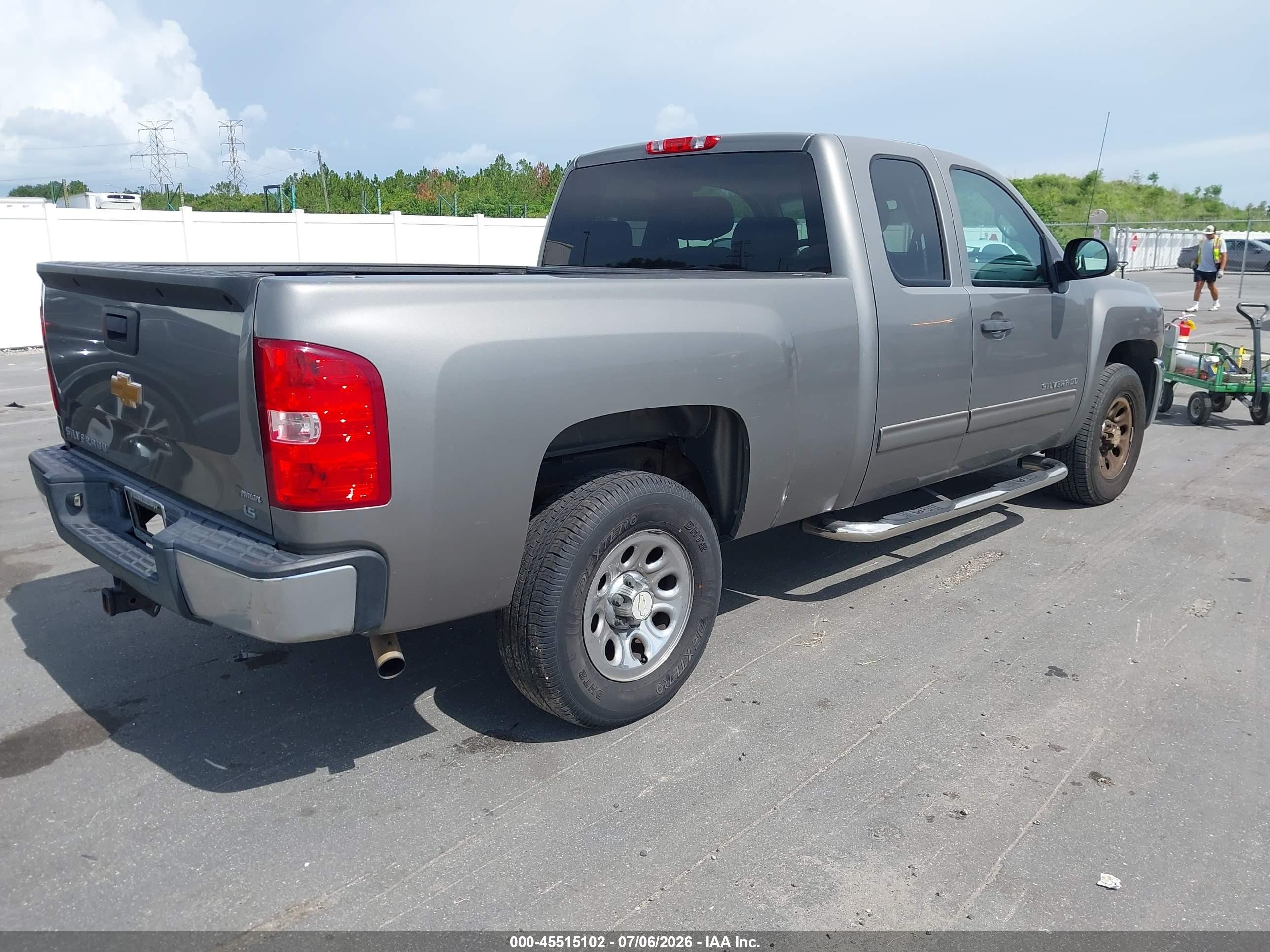 2012 Chevrolet Silverado 1500 Ls Silver vin: 1GCRCREA4CZ336948