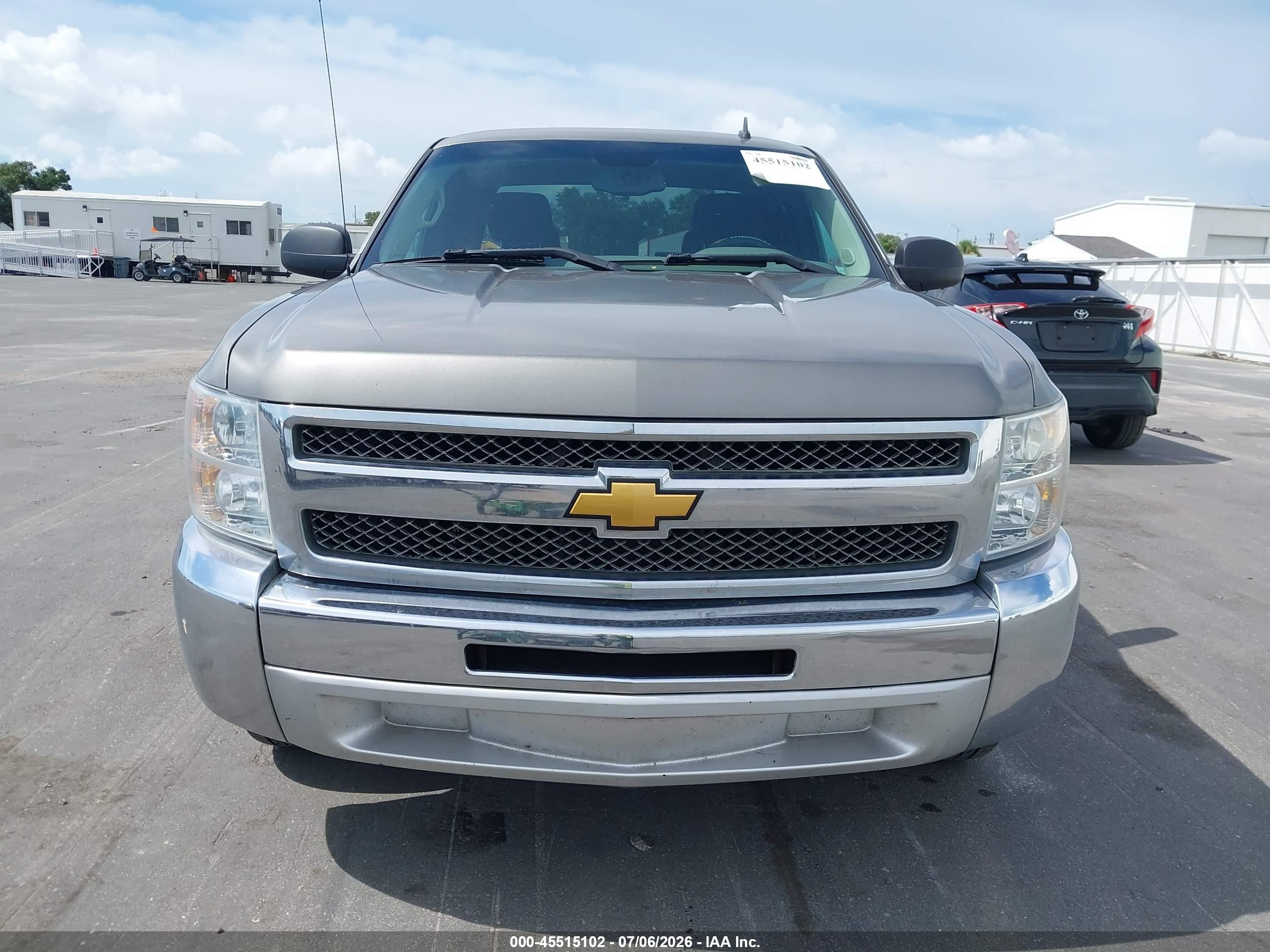 2012 Chevrolet Silverado 1500 Ls Silver vin: 1GCRCREA4CZ336948