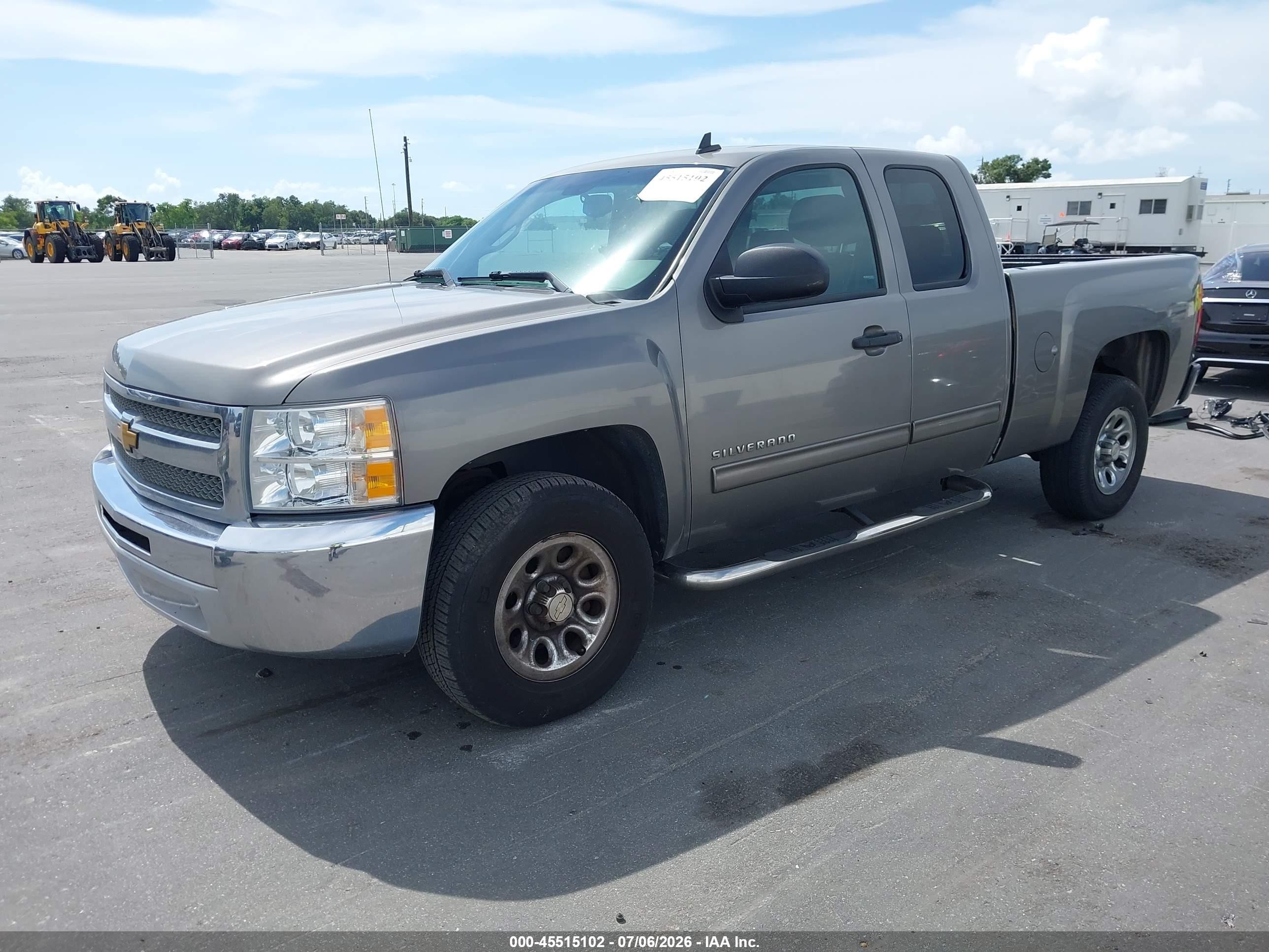 2012 Chevrolet Silverado 1500 Ls Silver vin: 1GCRCREA4CZ336948