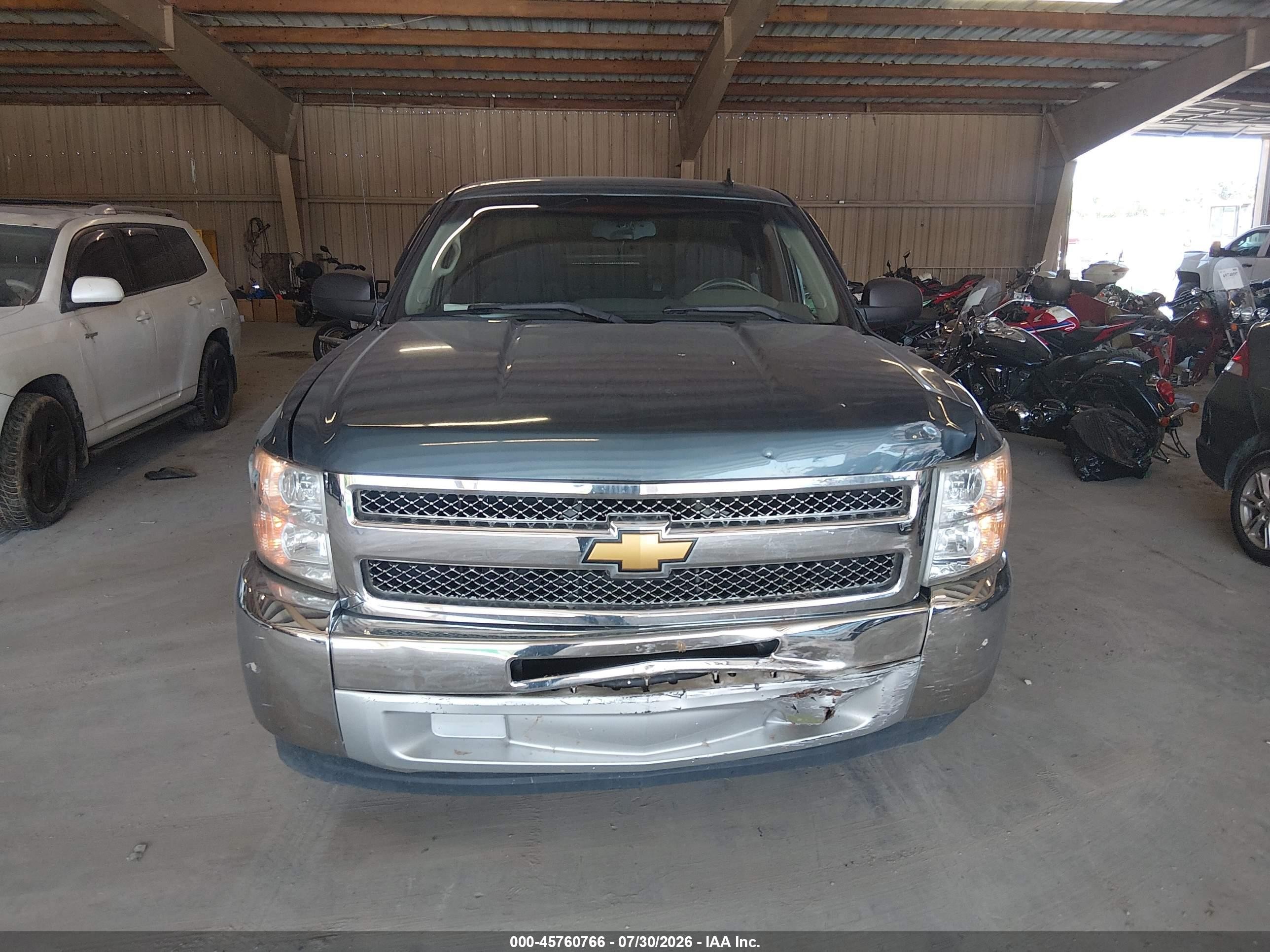 2013 Chevrolet Silverado 1500 Ls Blue vin: 1GCRCREA4DZ169802