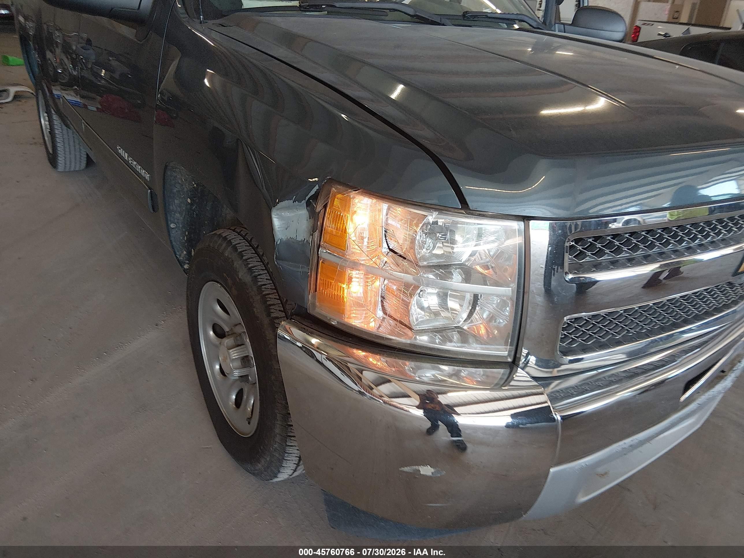 2013 Chevrolet Silverado 1500 Ls Blue vin: 1GCRCREA4DZ169802