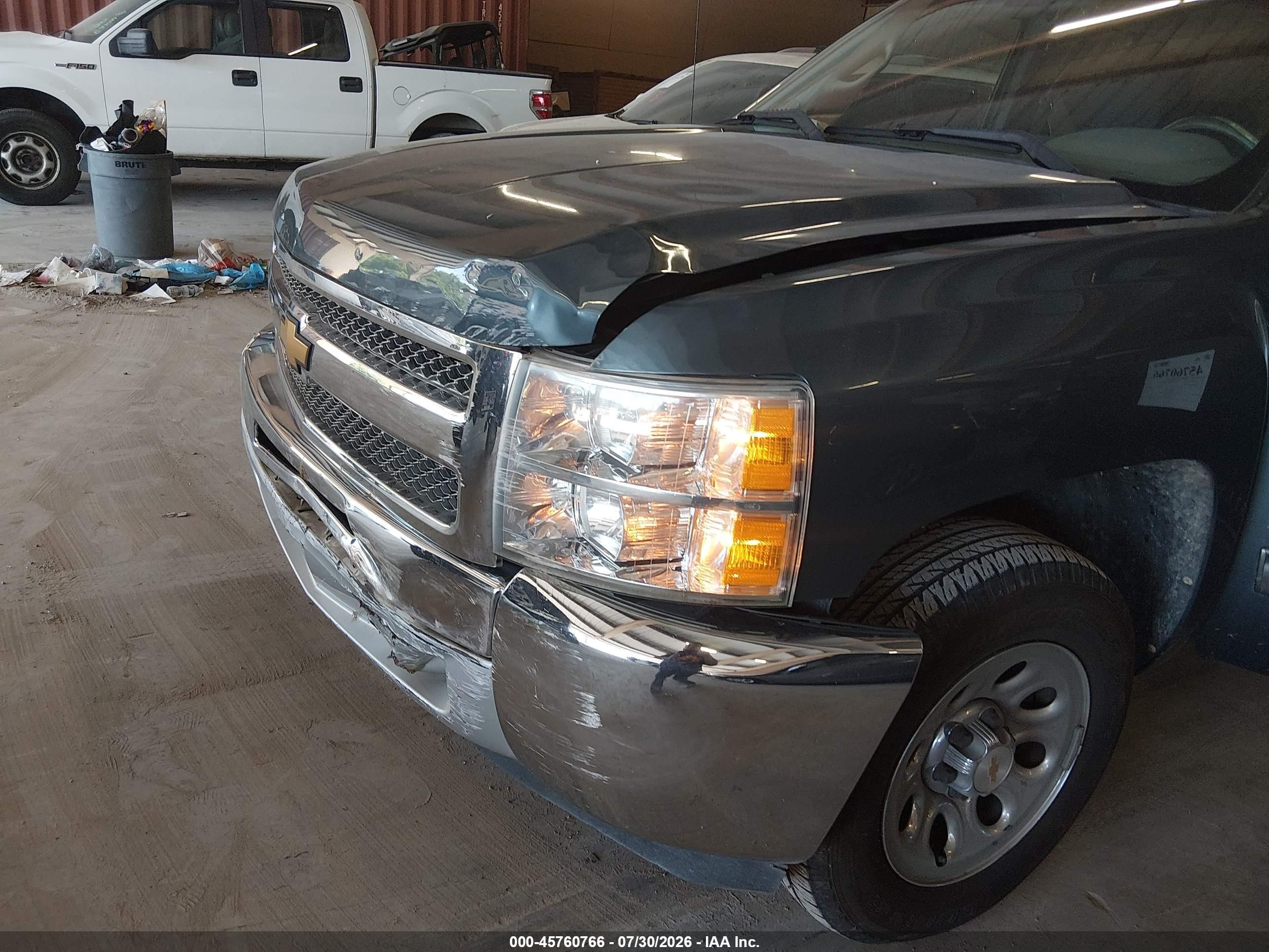 2013 Chevrolet Silverado 1500 Ls Blue vin: 1GCRCREA4DZ169802