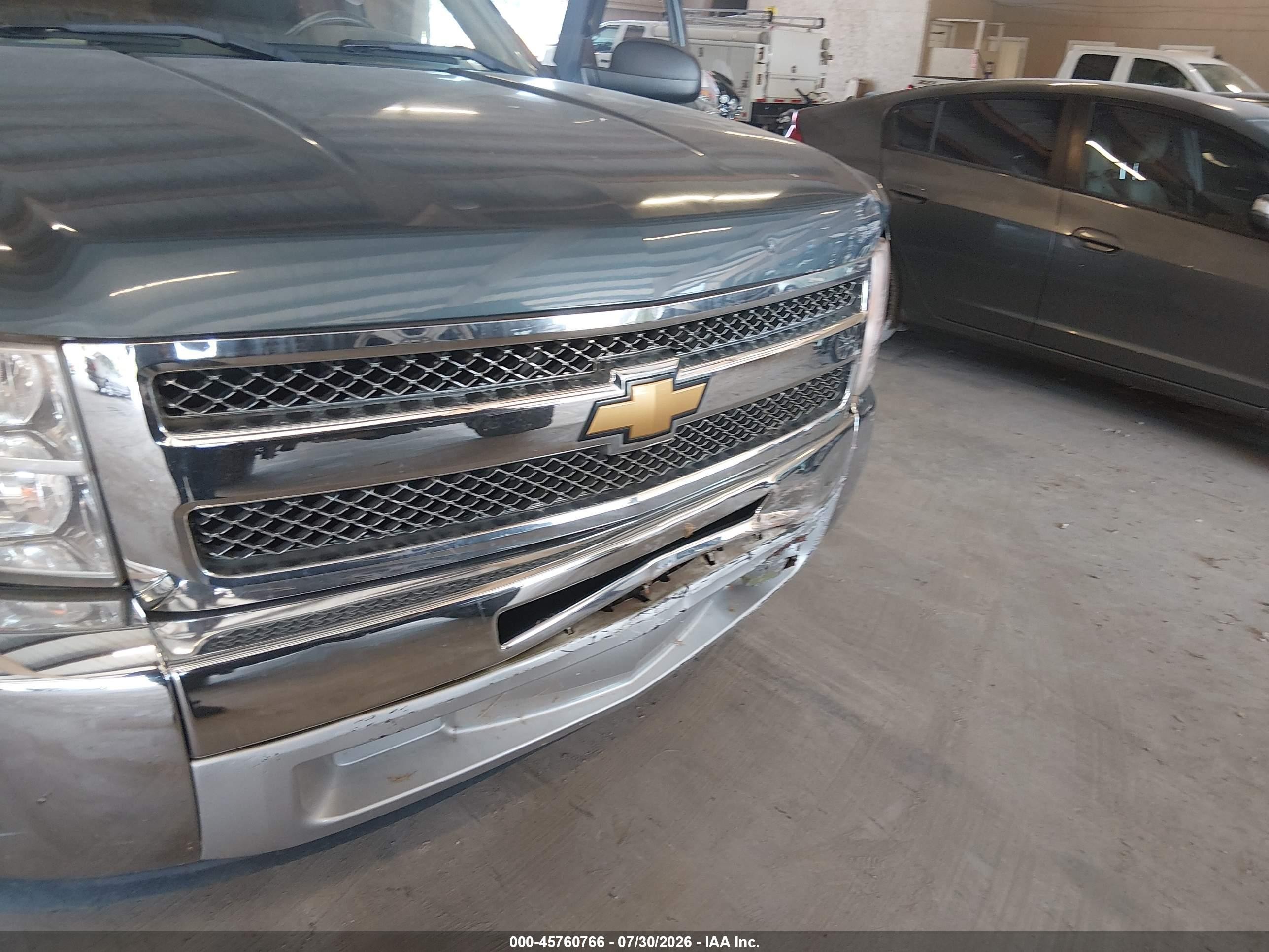 2013 Chevrolet Silverado 1500 Ls Blue vin: 1GCRCREA4DZ169802