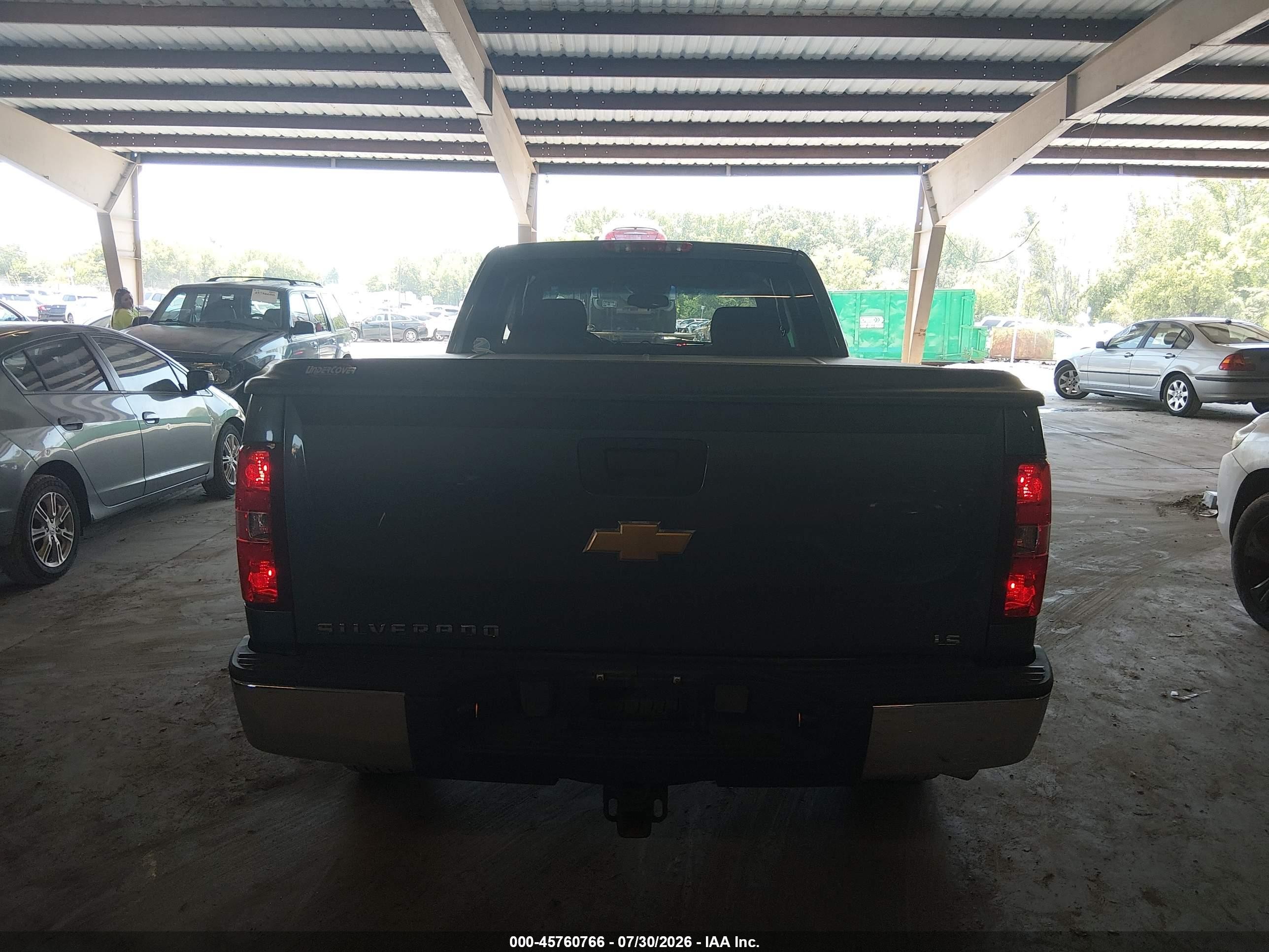 2013 Chevrolet Silverado 1500 Ls Blue vin: 1GCRCREA4DZ169802