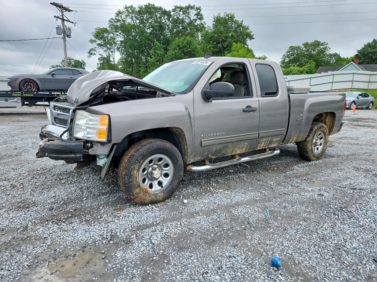 2013 Chevrolet Silverado C1500 Ls Silver vin: 1GCRCREA5DZ211880