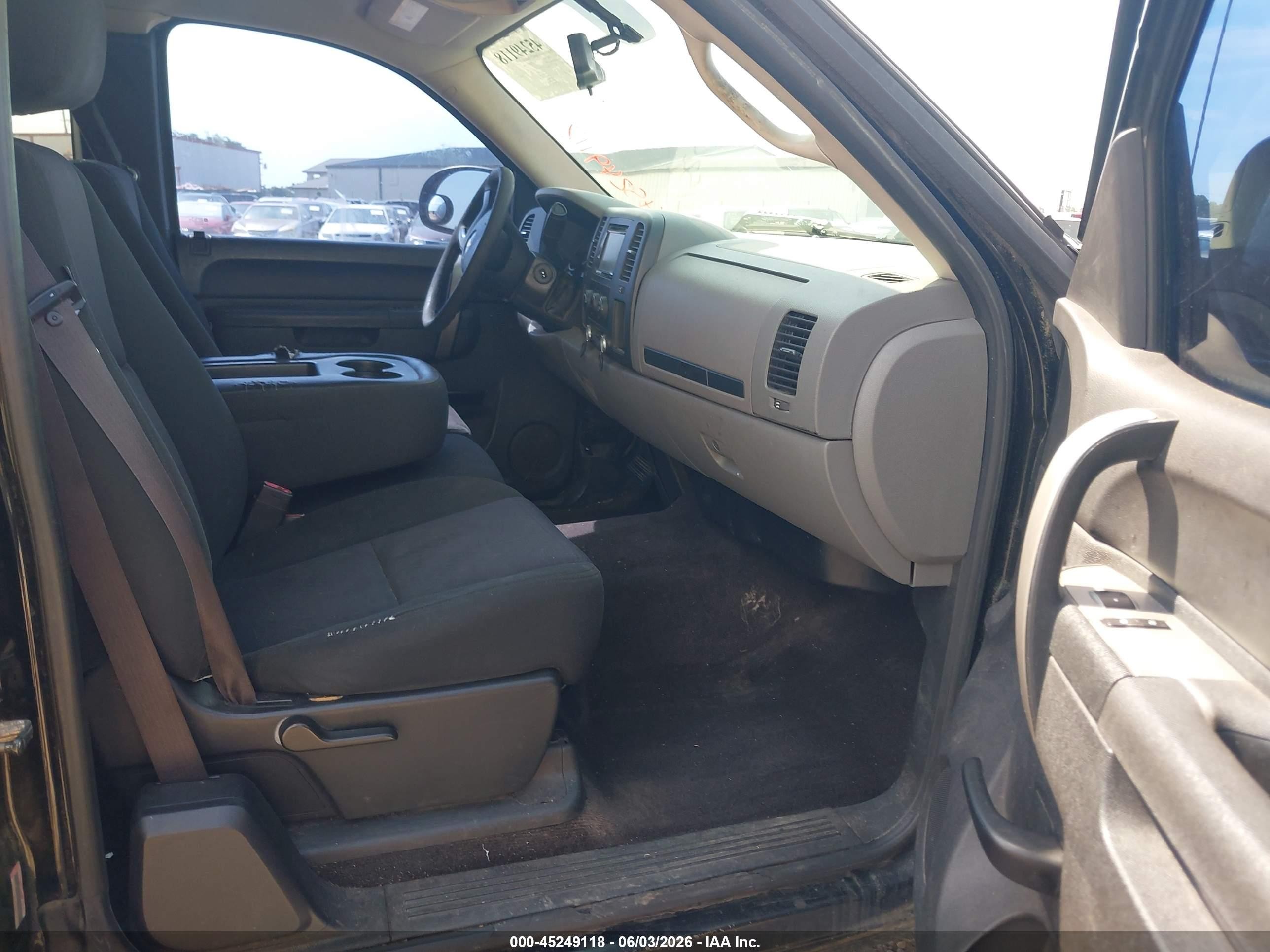 2012 Chevrolet Silverado 1500 Ls Черный vin: 1GCRCREA6CZ347952