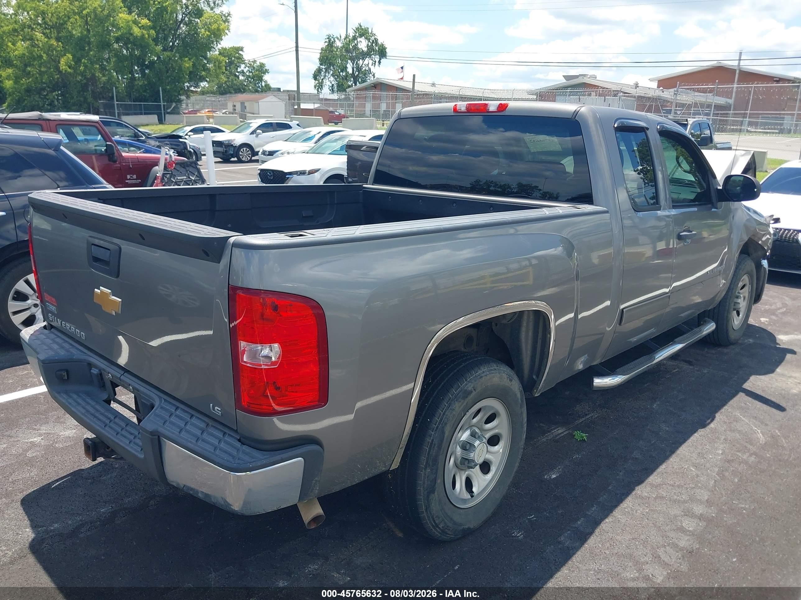 2012 Chevrolet Silverado 1500 Ls Silver vin: 1GCRCREA7CZ291827