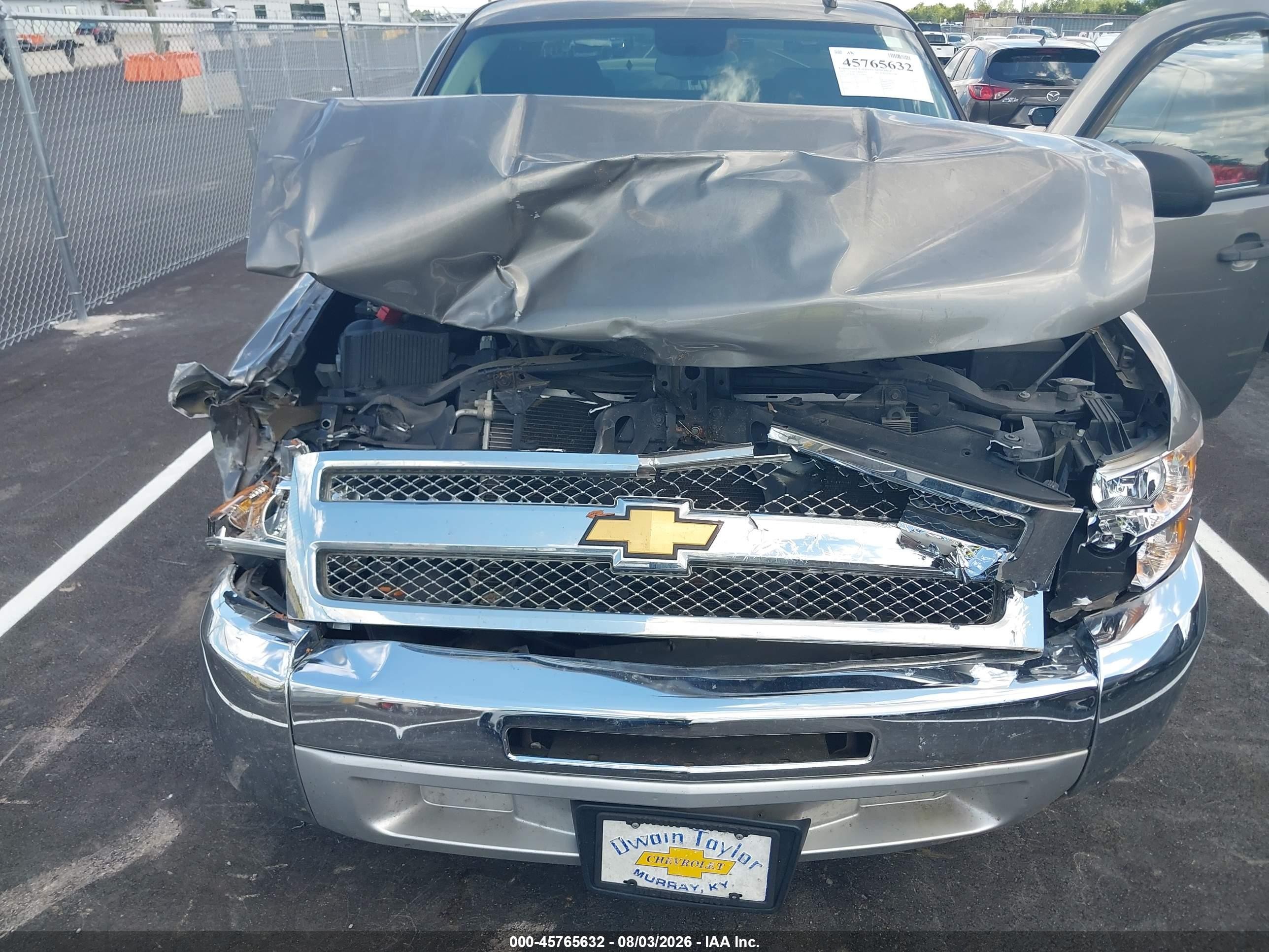 2012 Chevrolet Silverado 1500 Ls Silver vin: 1GCRCREA7CZ291827