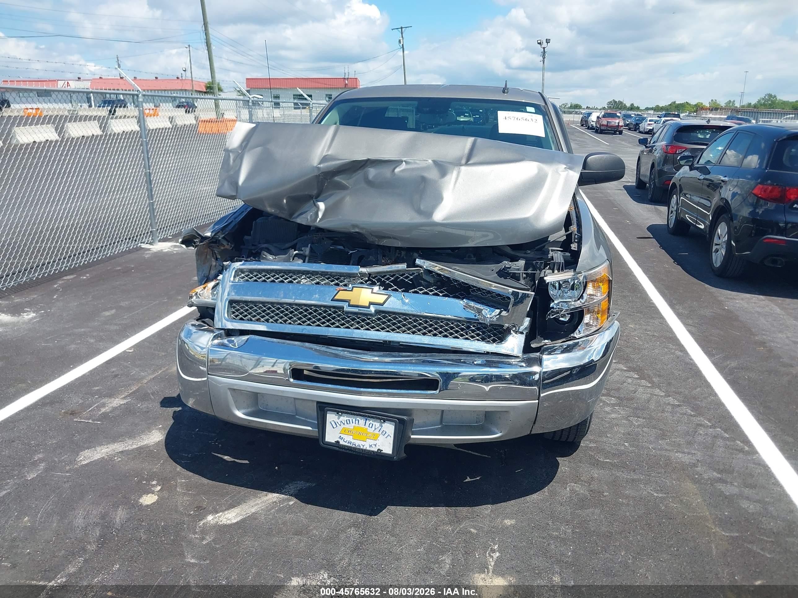 2012 Chevrolet Silverado 1500 Ls Silver vin: 1GCRCREA7CZ291827