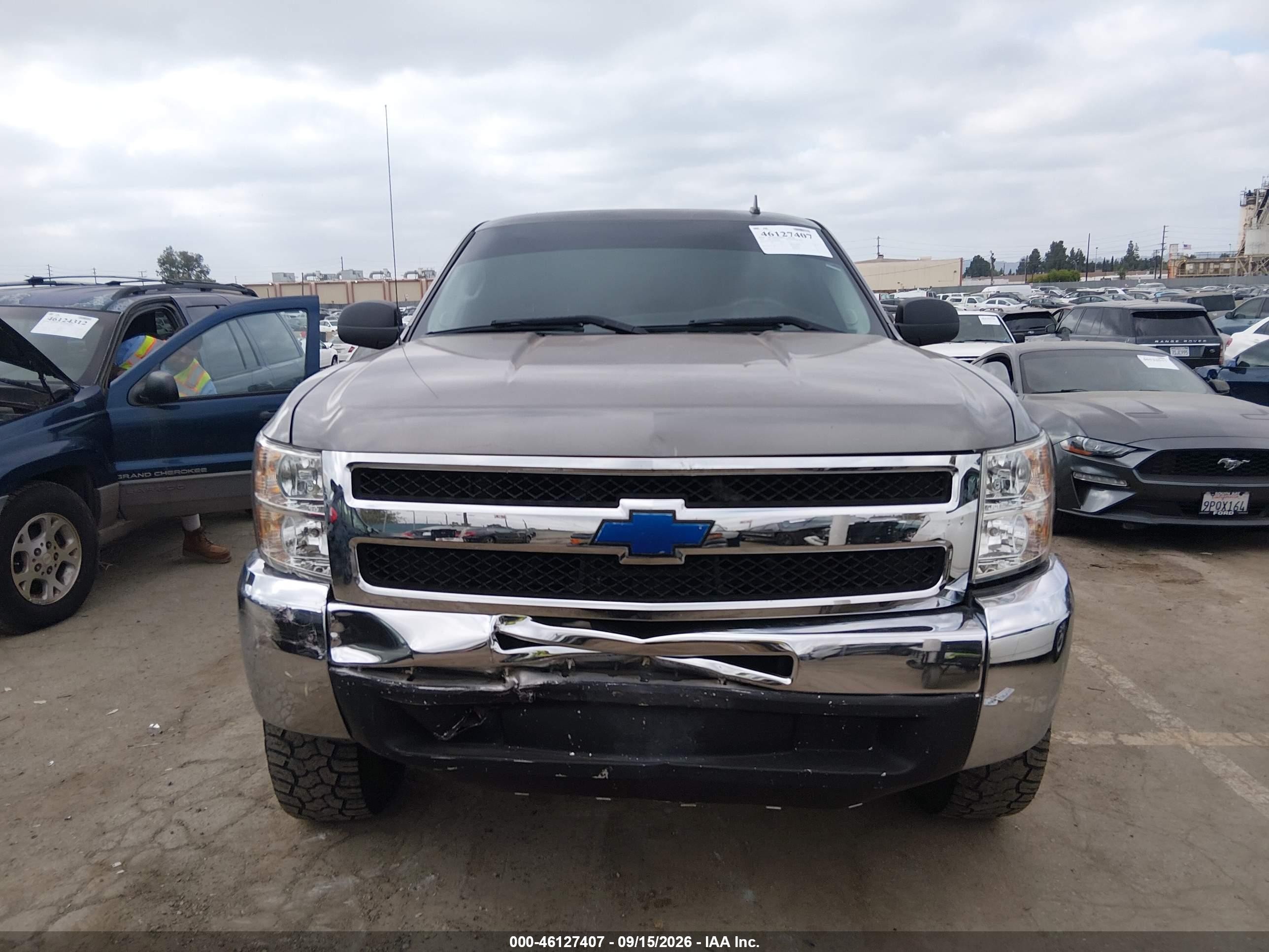 2012 Chevrolet Silverado 1500 Ls Gray vin: 1GCRCREAXCZ284905