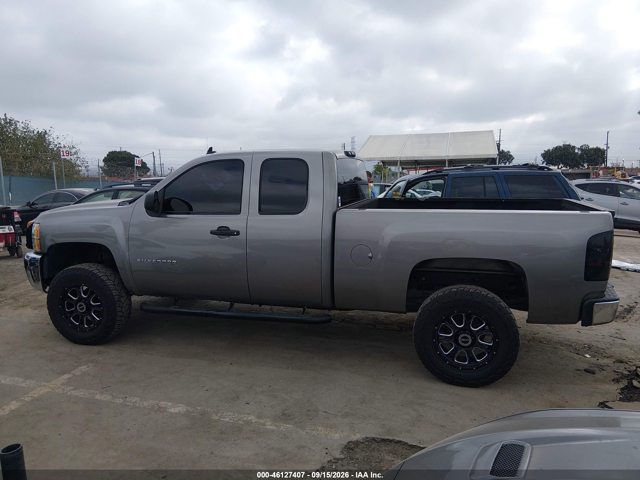 2012 Chevrolet Silverado 1500 Ls Gray vin: 1GCRCREAXCZ284905