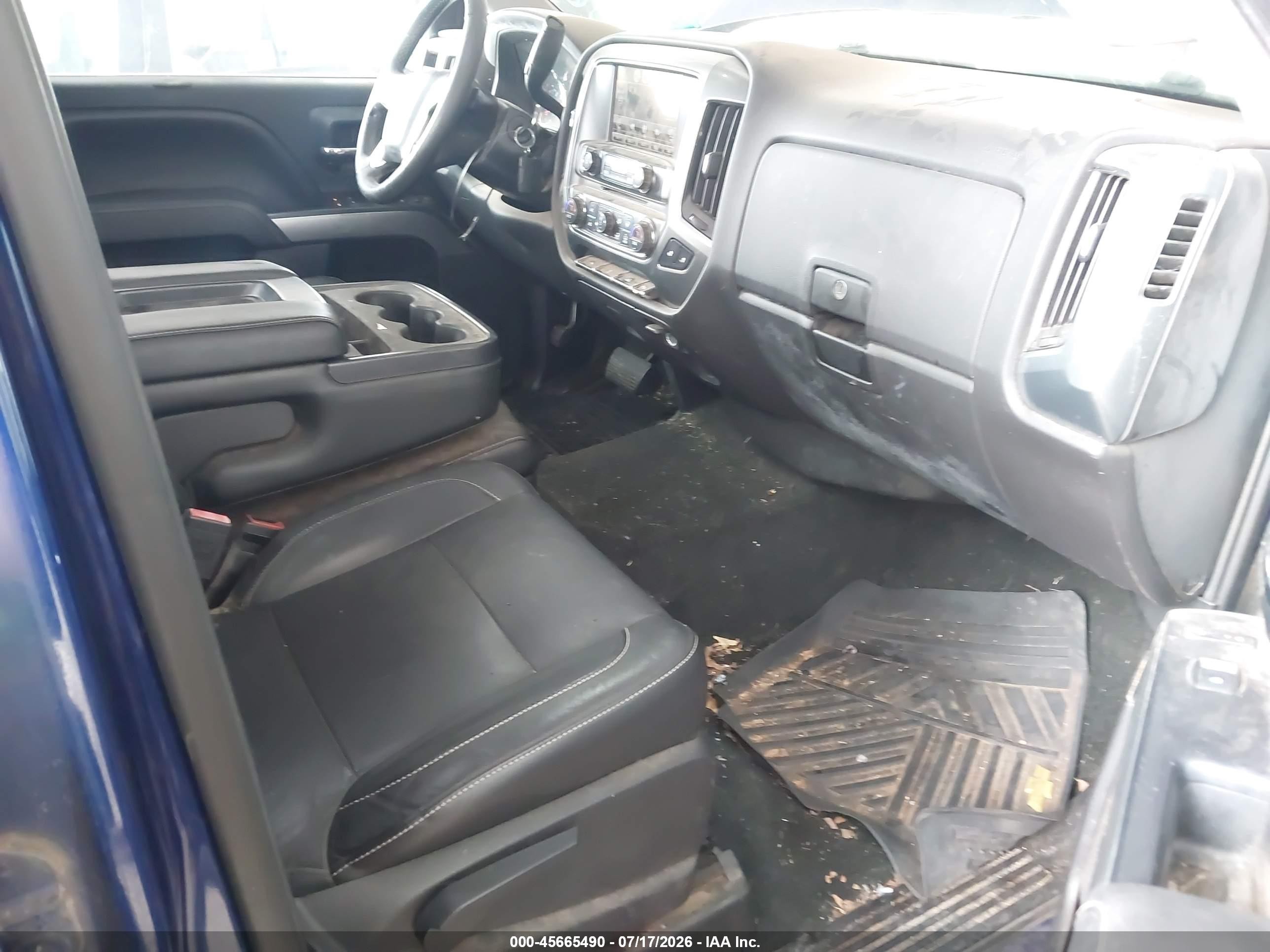 2014 Chevrolet Silverado 1500 Lt Blue vin: 1GCRCREC0EZ118686