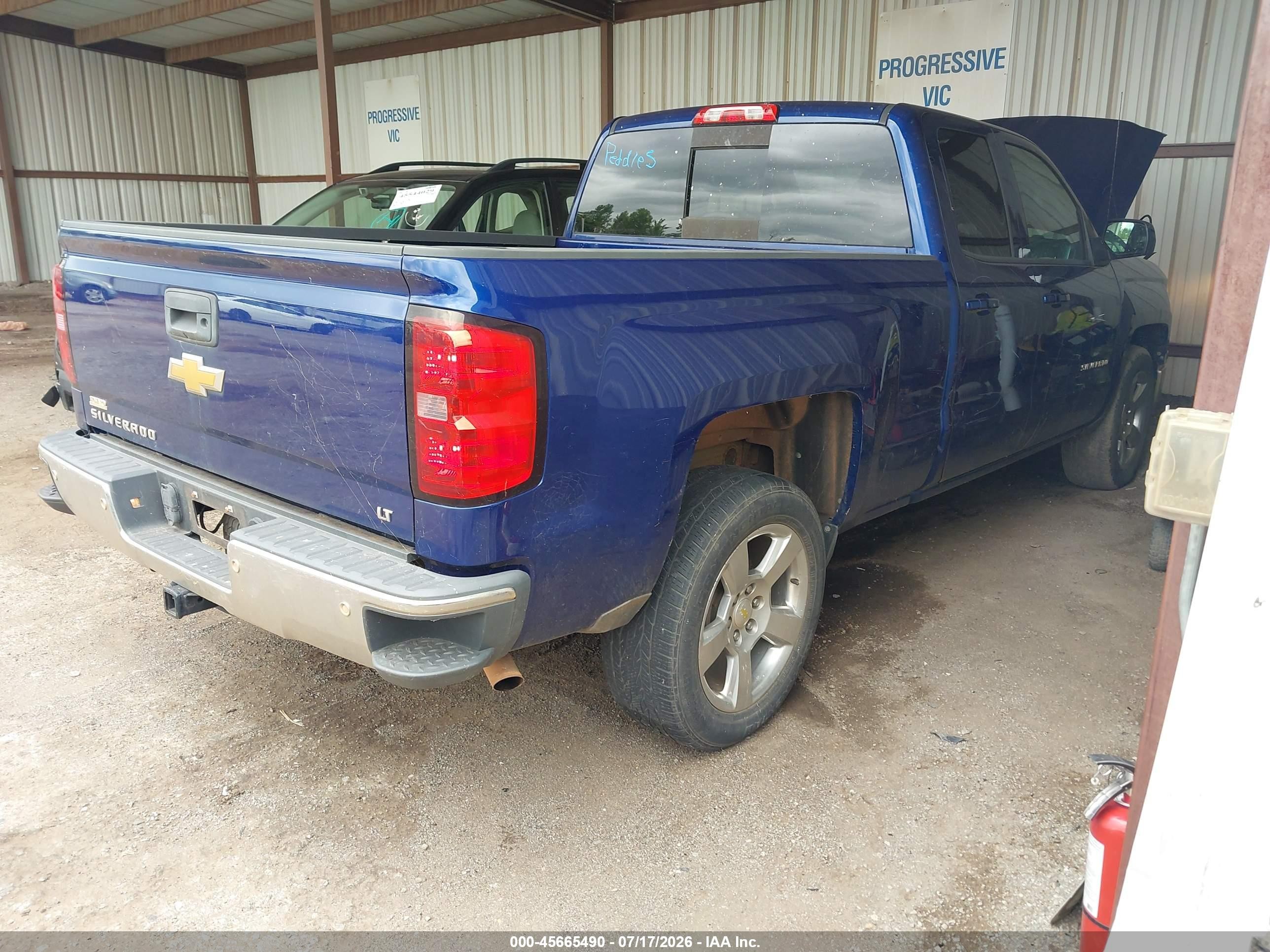 2014 Chevrolet Silverado 1500 Lt Blue vin: 1GCRCREC0EZ118686