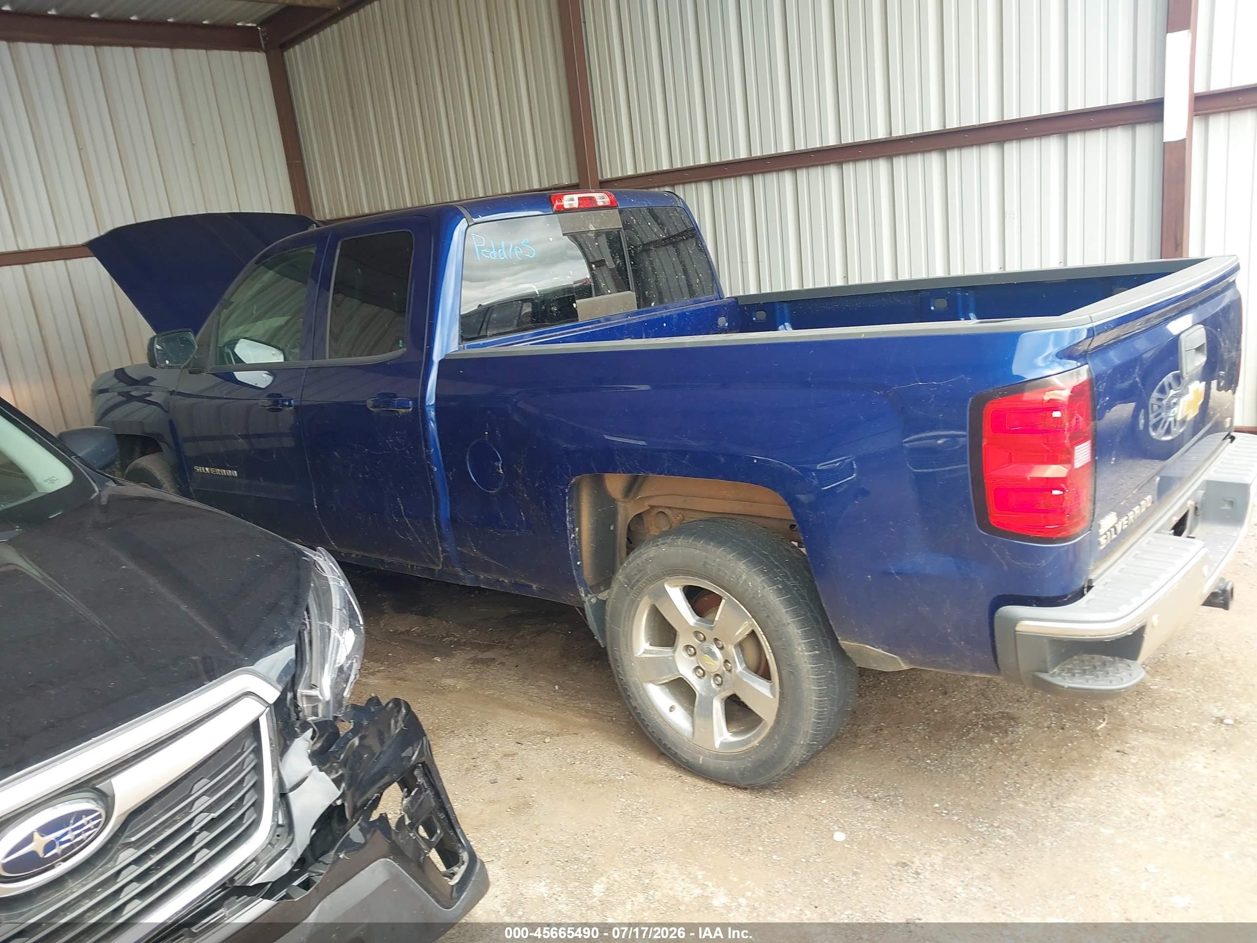 2014 Chevrolet Silverado 1500 Lt Blue vin: 1GCRCREC0EZ118686