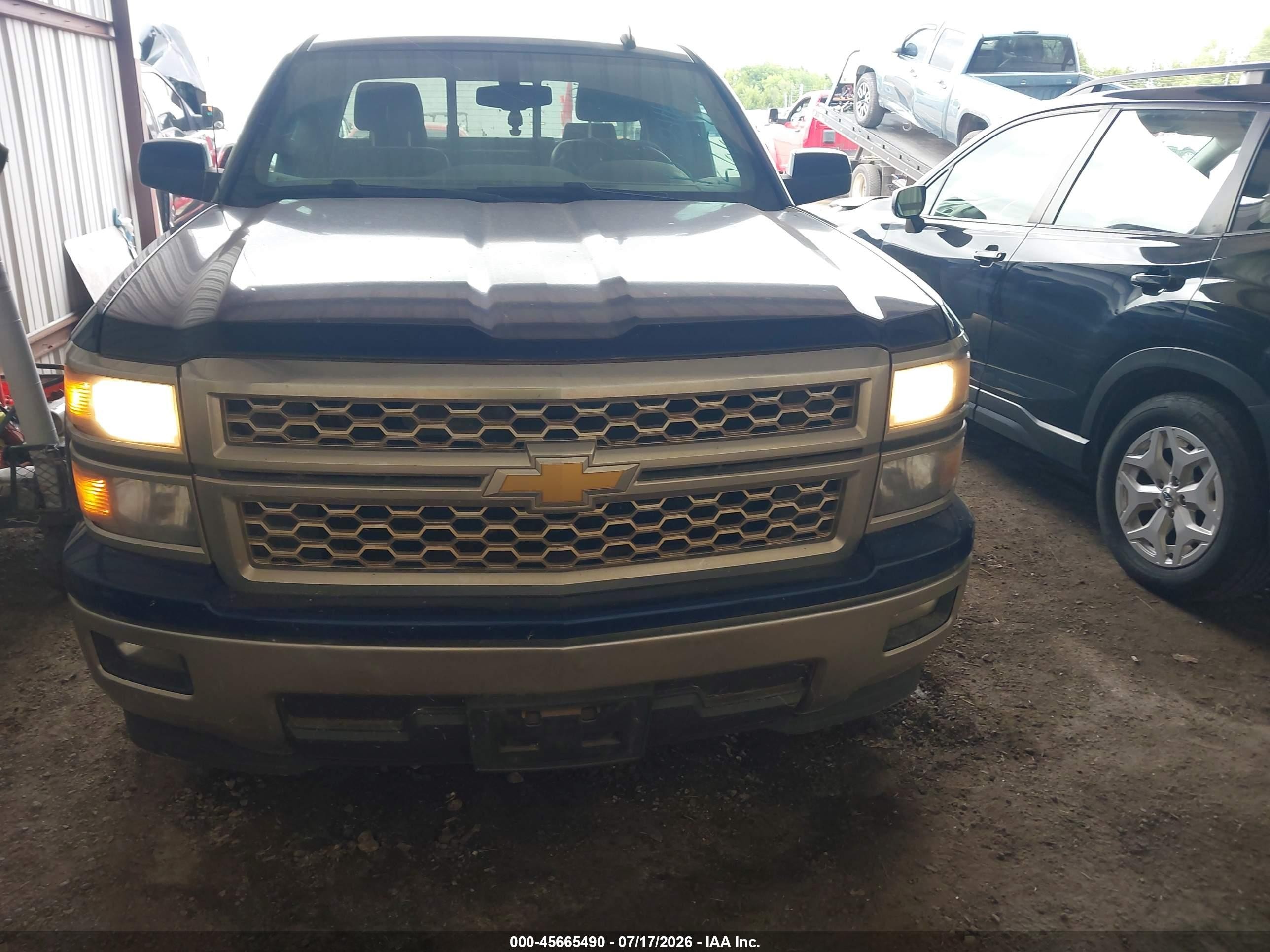 2014 Chevrolet Silverado 1500 Lt Blue vin: 1GCRCREC0EZ118686