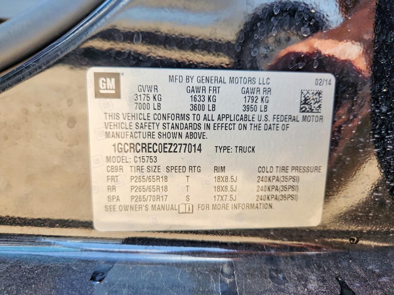 2014 Chevrolet Silverado C1500 Lt Black vin: 1GCRCREC0EZ277014