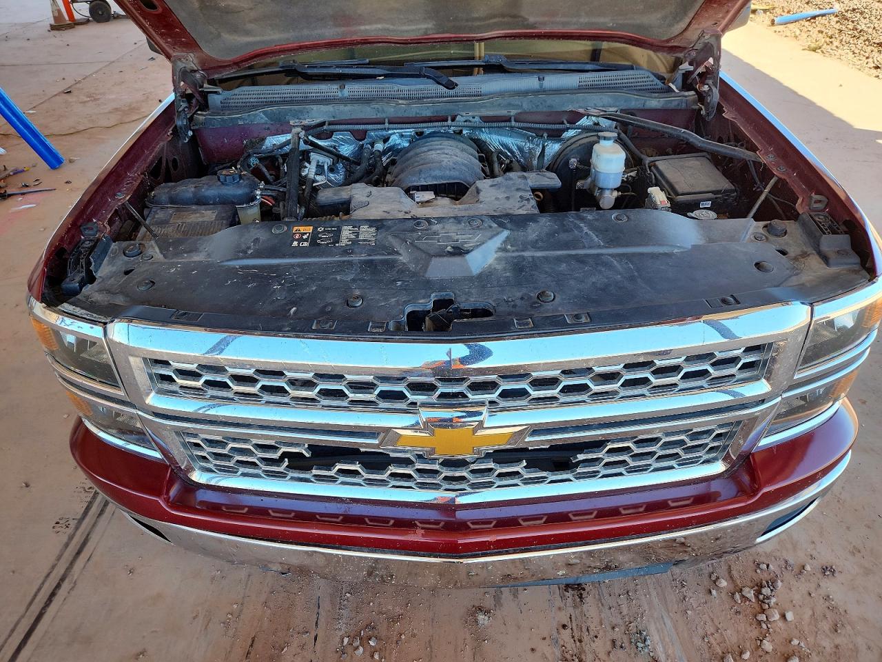 2015 Chevrolet Silverado C1500 Lt Red vin: 1GCRCREC0FZ202007