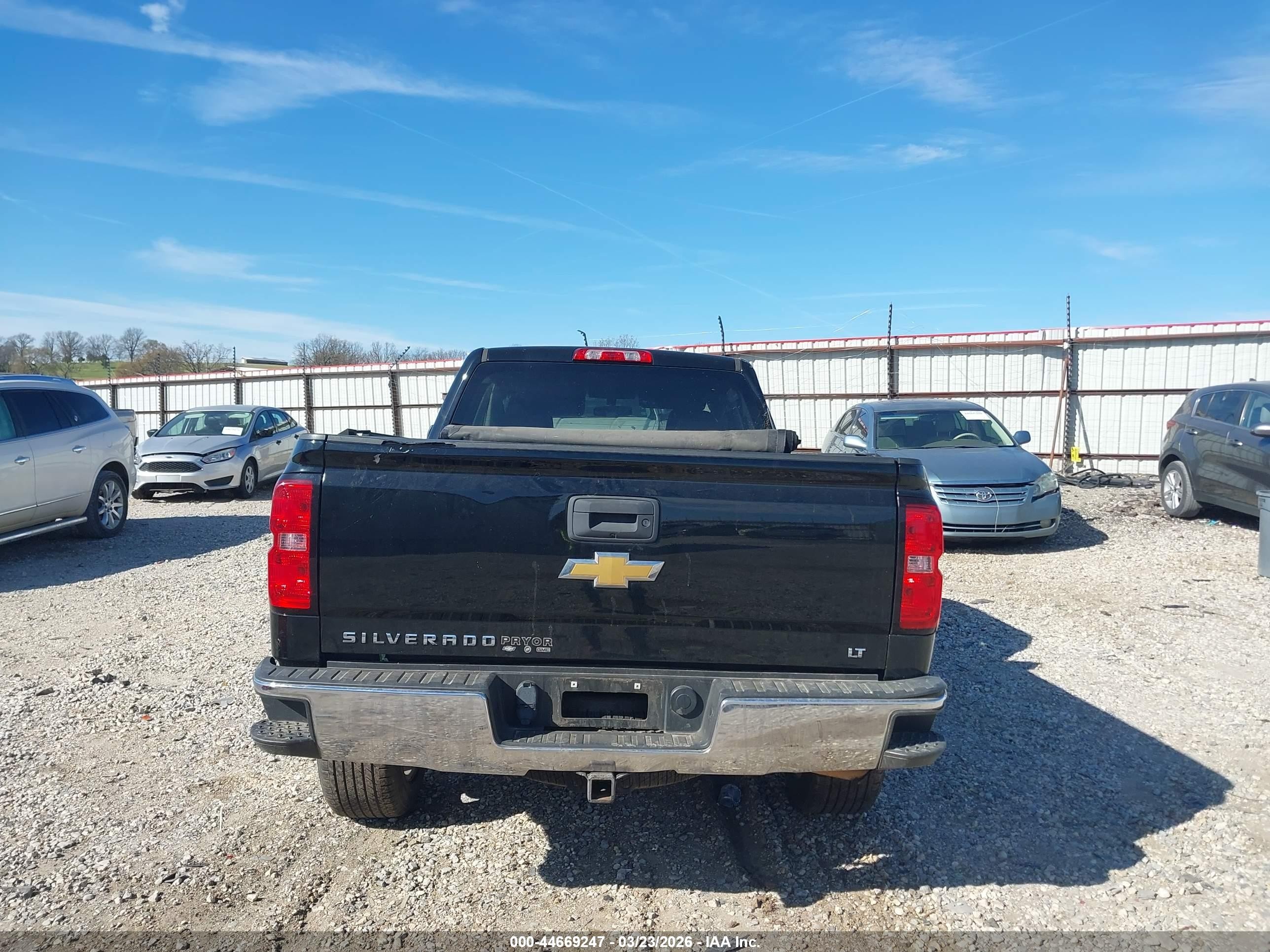 2015 Chevrolet Silverado 1500 1lt Black vin: 1GCRCREC0FZ230843
