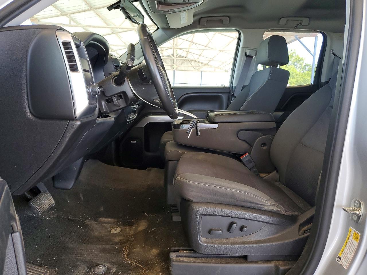 2017 Chevrolet Silverado C1500 Lt Silver vin: 1GCRCREC0HZ258788