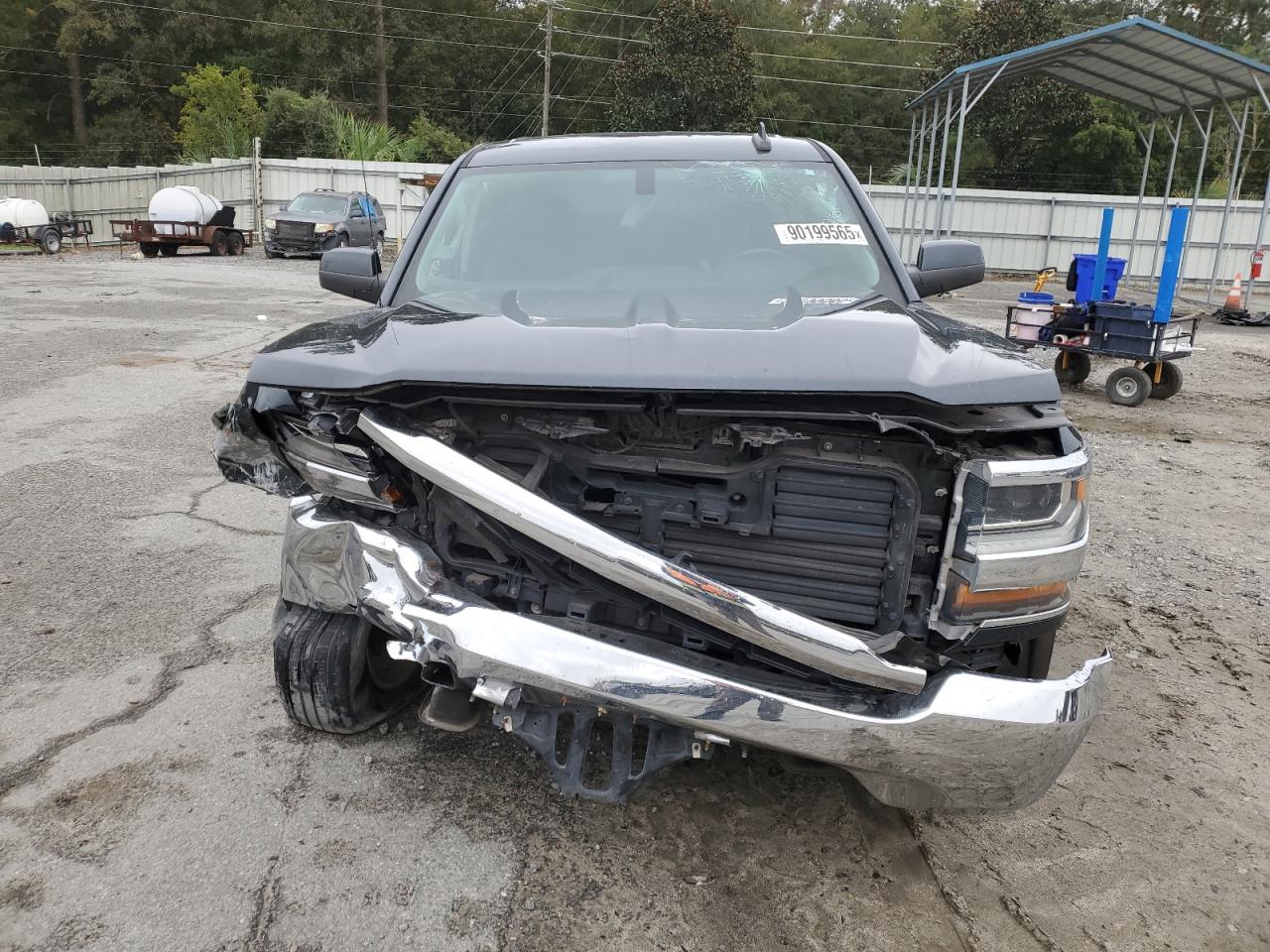 2017 Chevrolet Silverado C1500 Lt Gray vin: 1GCRCREC0HZ327110