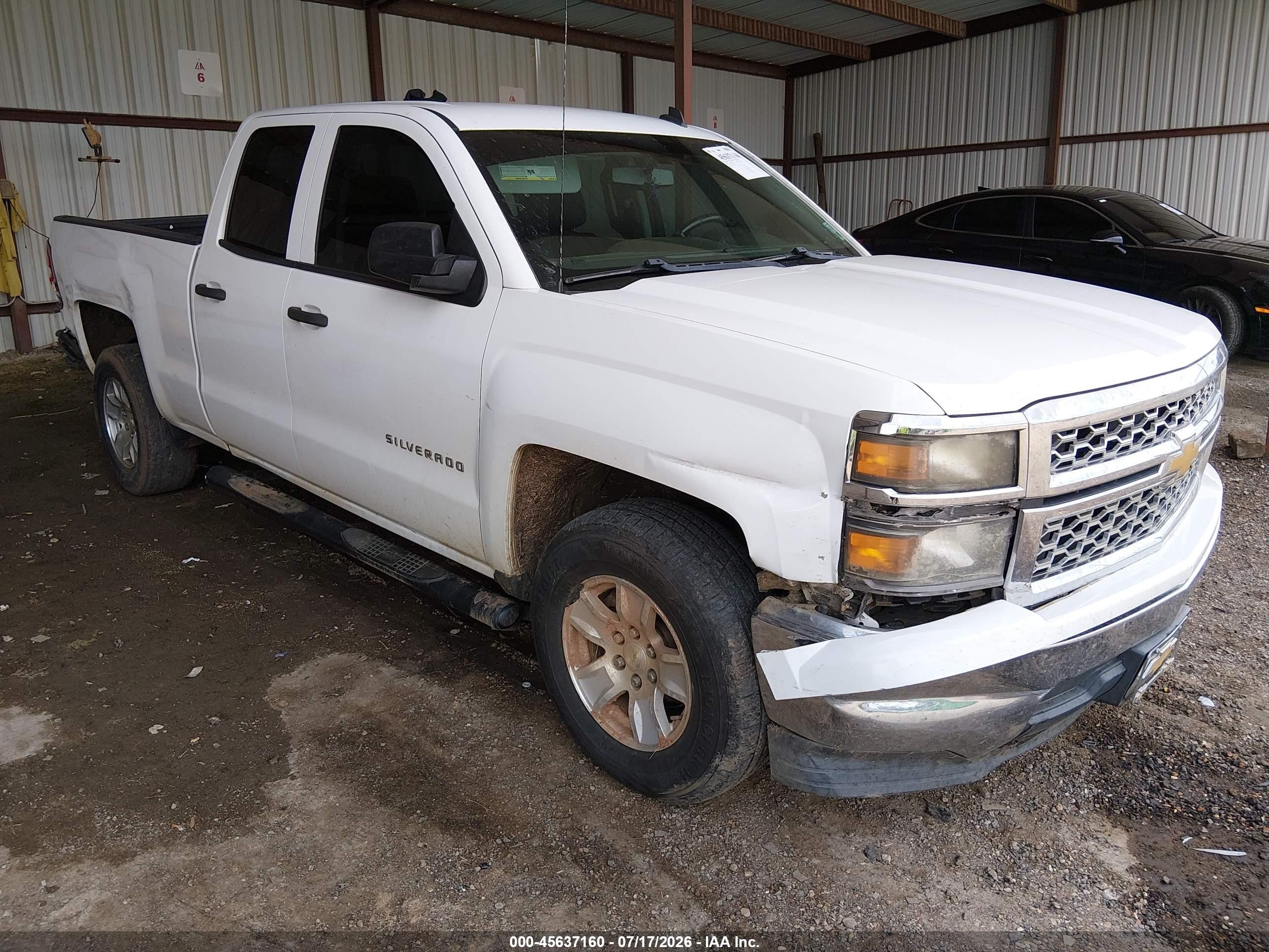 2014 Chevrolet Silverado 1500 Lt White vin: 1GCRCREC1EZ189315
