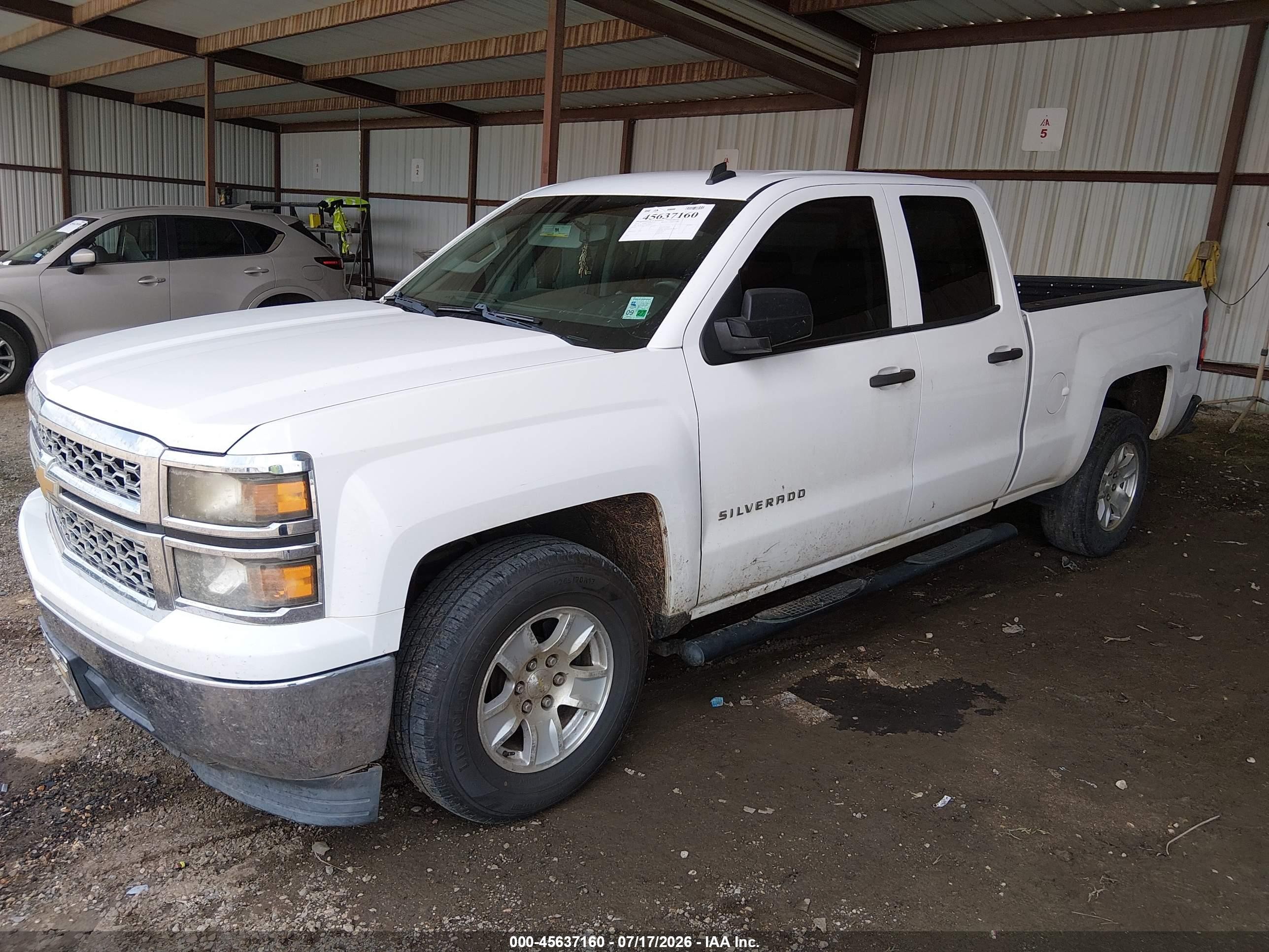 2014 Chevrolet Silverado 1500 Lt White vin: 1GCRCREC1EZ189315