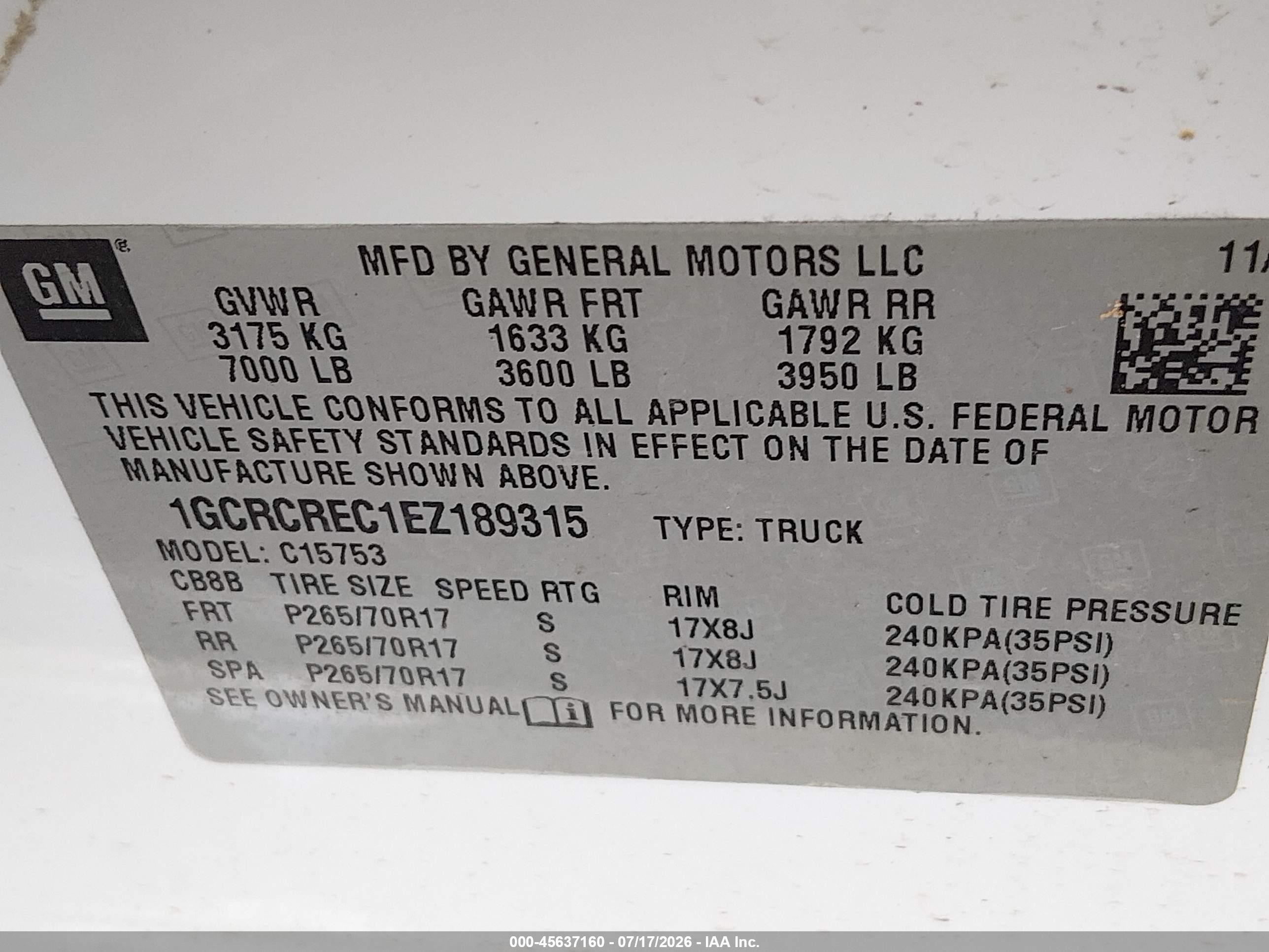 2014 Chevrolet Silverado 1500 Lt White vin: 1GCRCREC1EZ189315