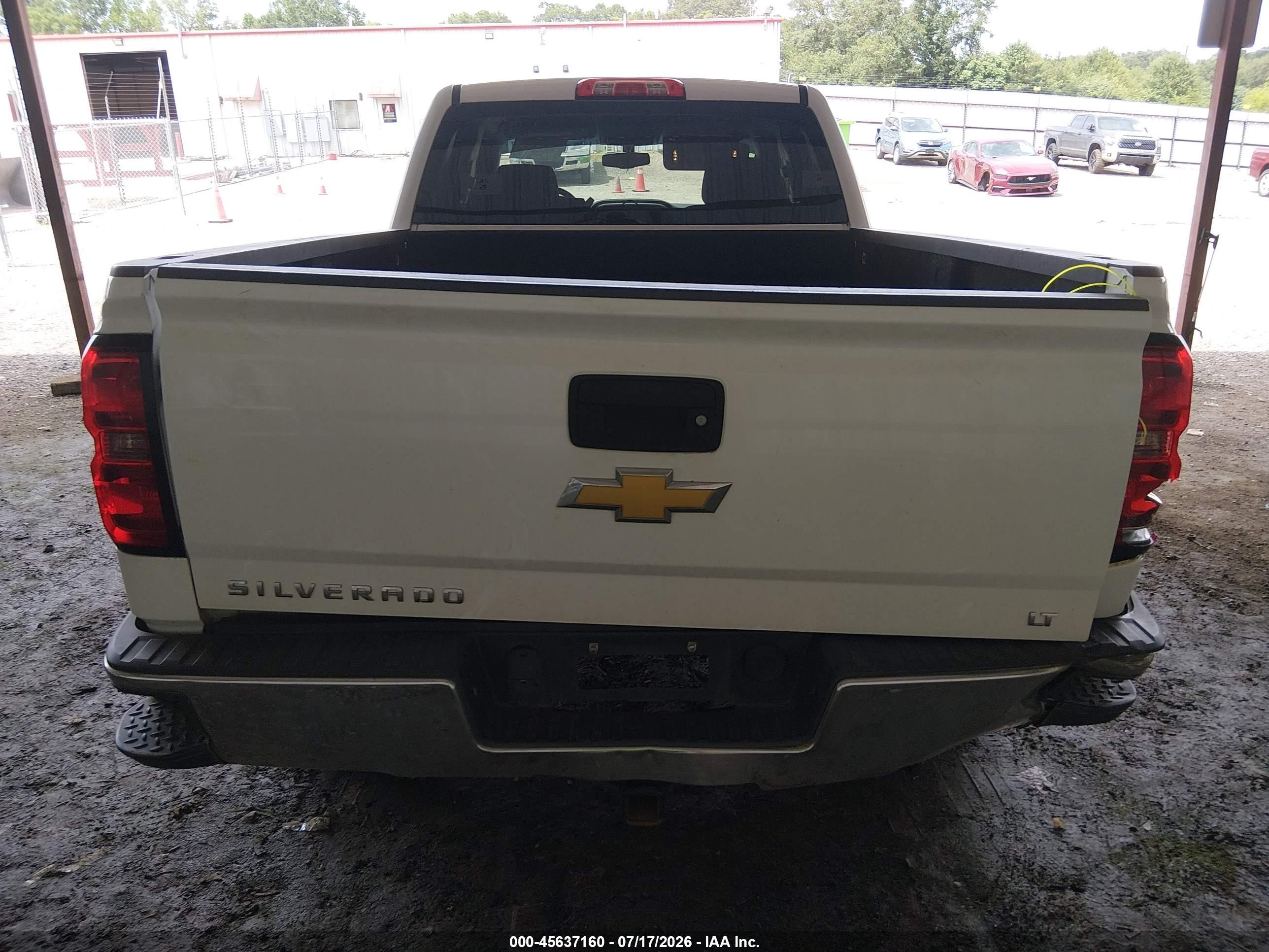2014 Chevrolet Silverado 1500 Lt White vin: 1GCRCREC1EZ189315