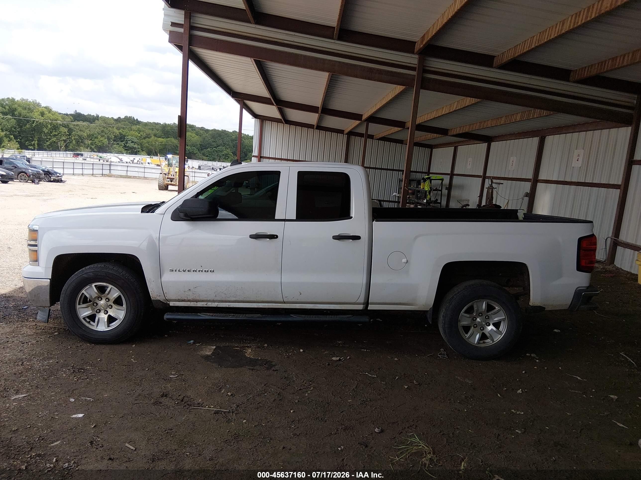 2014 Chevrolet Silverado 1500 Lt White vin: 1GCRCREC1EZ189315