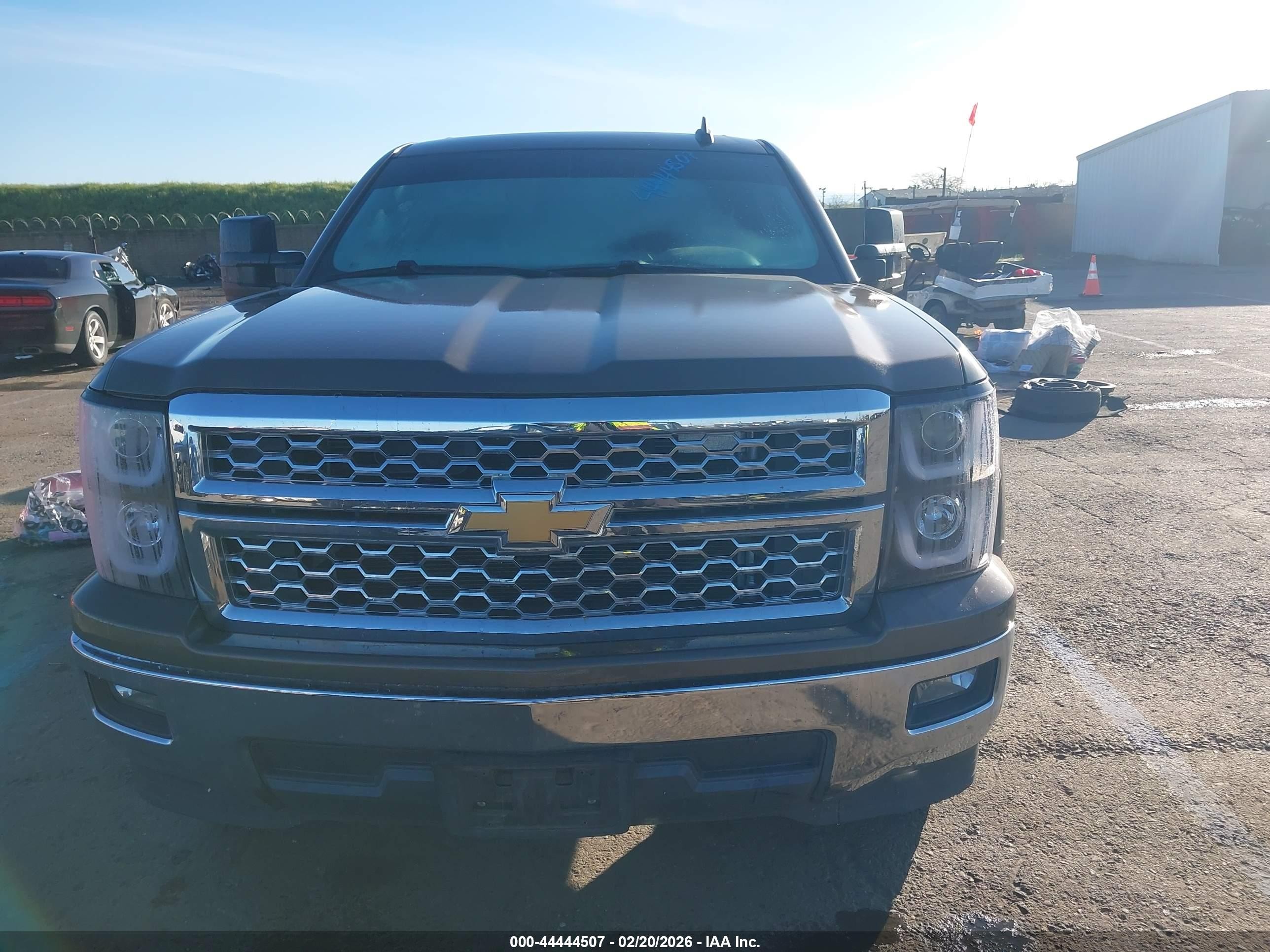 2015 Chevrolet Silverado 1500 1lt Gray vin: 1GCRCREC1FZ272650