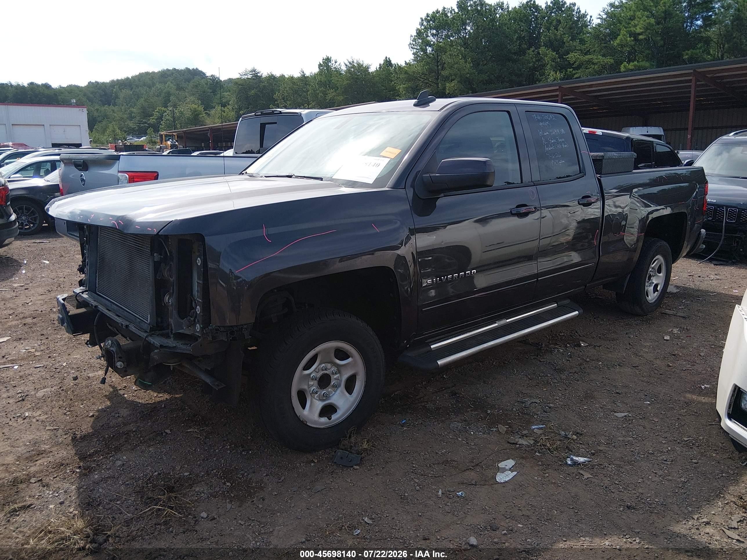 2015 Chevrolet Silverado 1500 Lt Black vin: 1GCRCREC1FZ371808