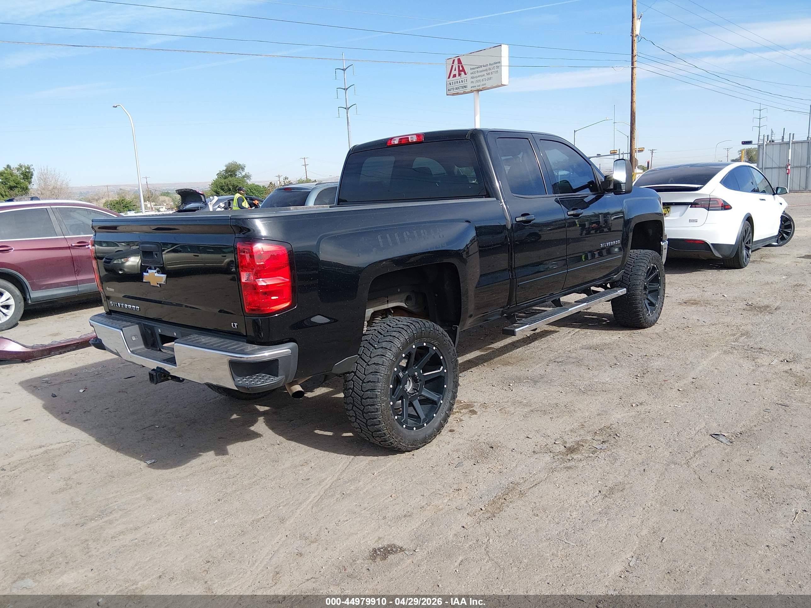 2015 Chevrolet Silverado 1500 1lt Black vin: 1GCRCREC1FZ386230