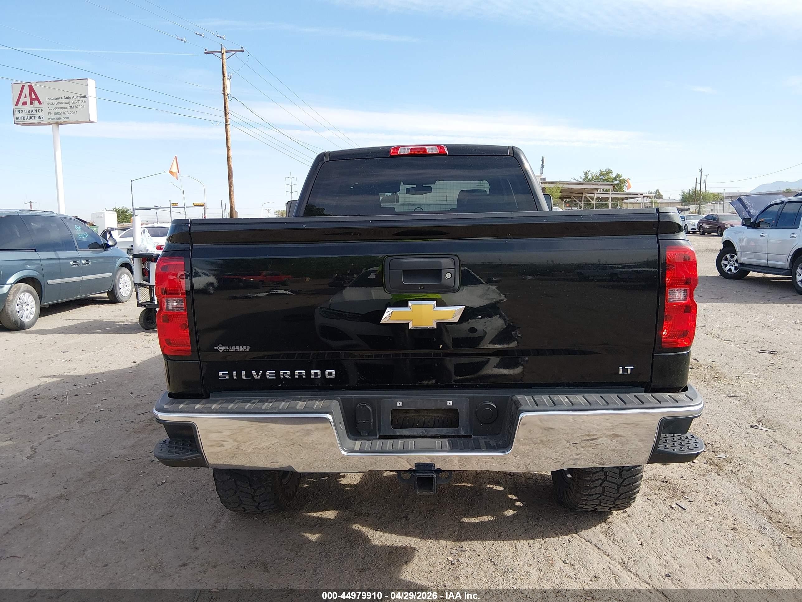 2015 Chevrolet Silverado 1500 1lt Black vin: 1GCRCREC1FZ386230