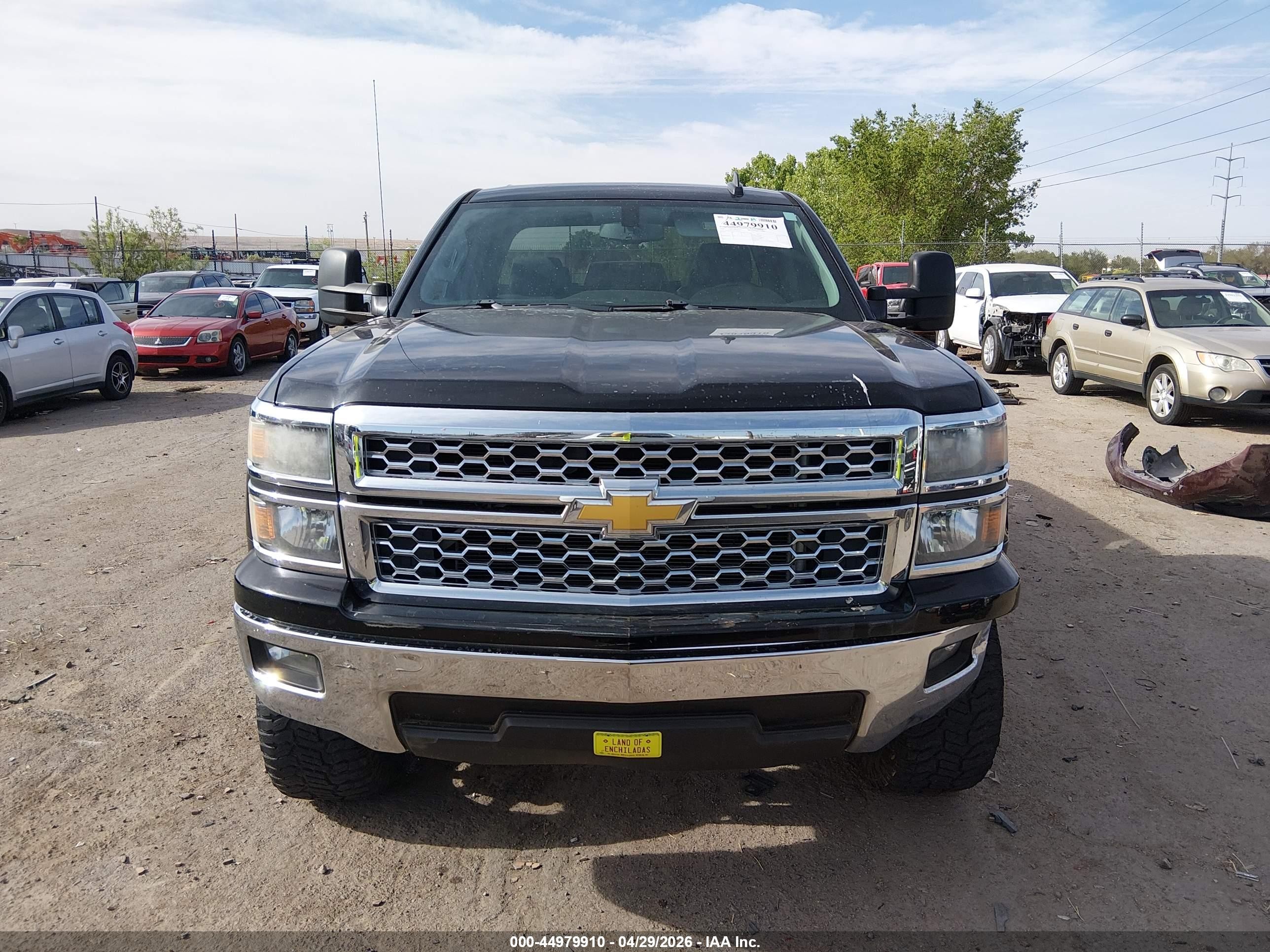 2015 Chevrolet Silverado 1500 1lt Black vin: 1GCRCREC1FZ386230