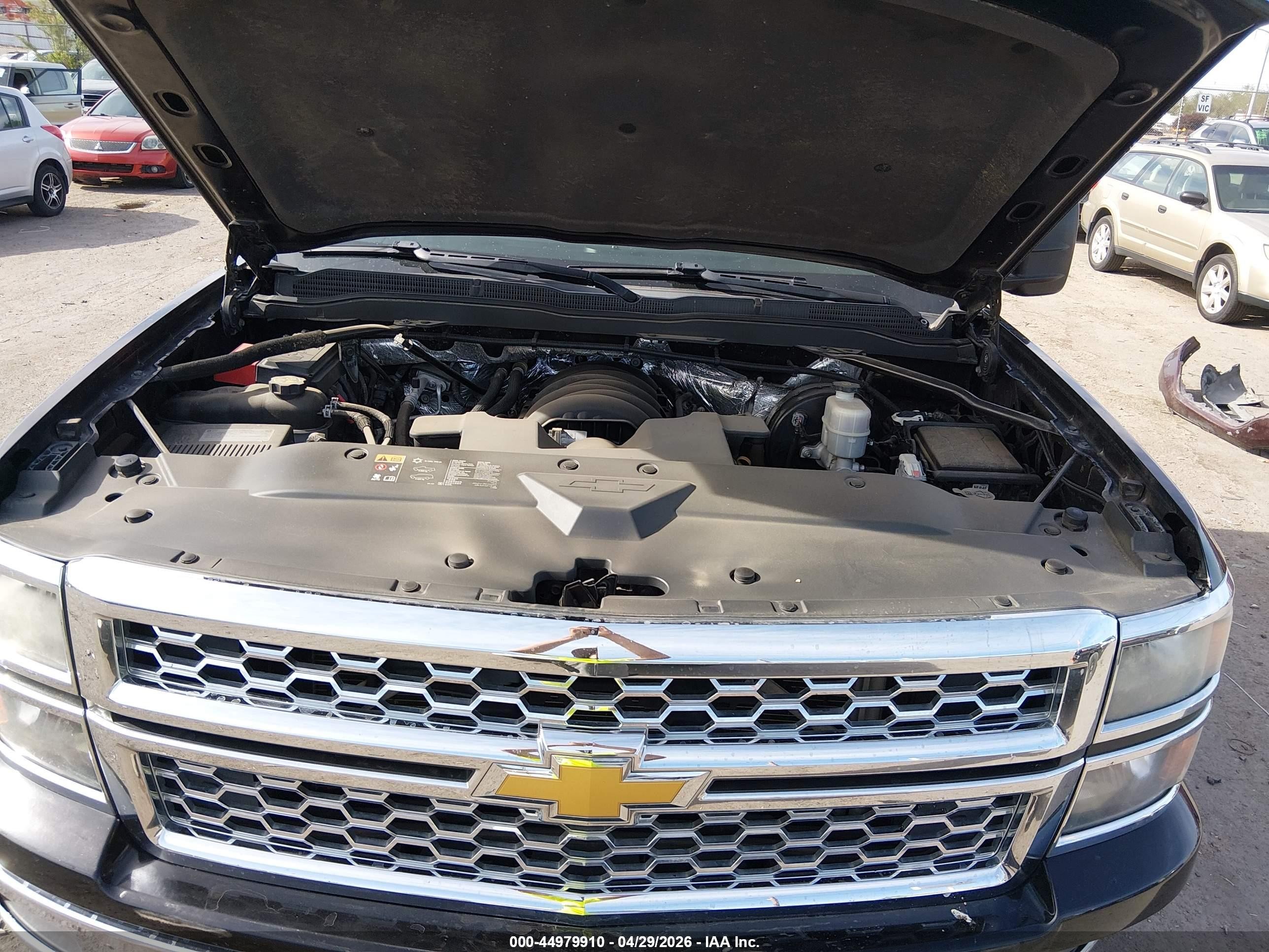 2015 Chevrolet Silverado 1500 1lt Black vin: 1GCRCREC1FZ386230