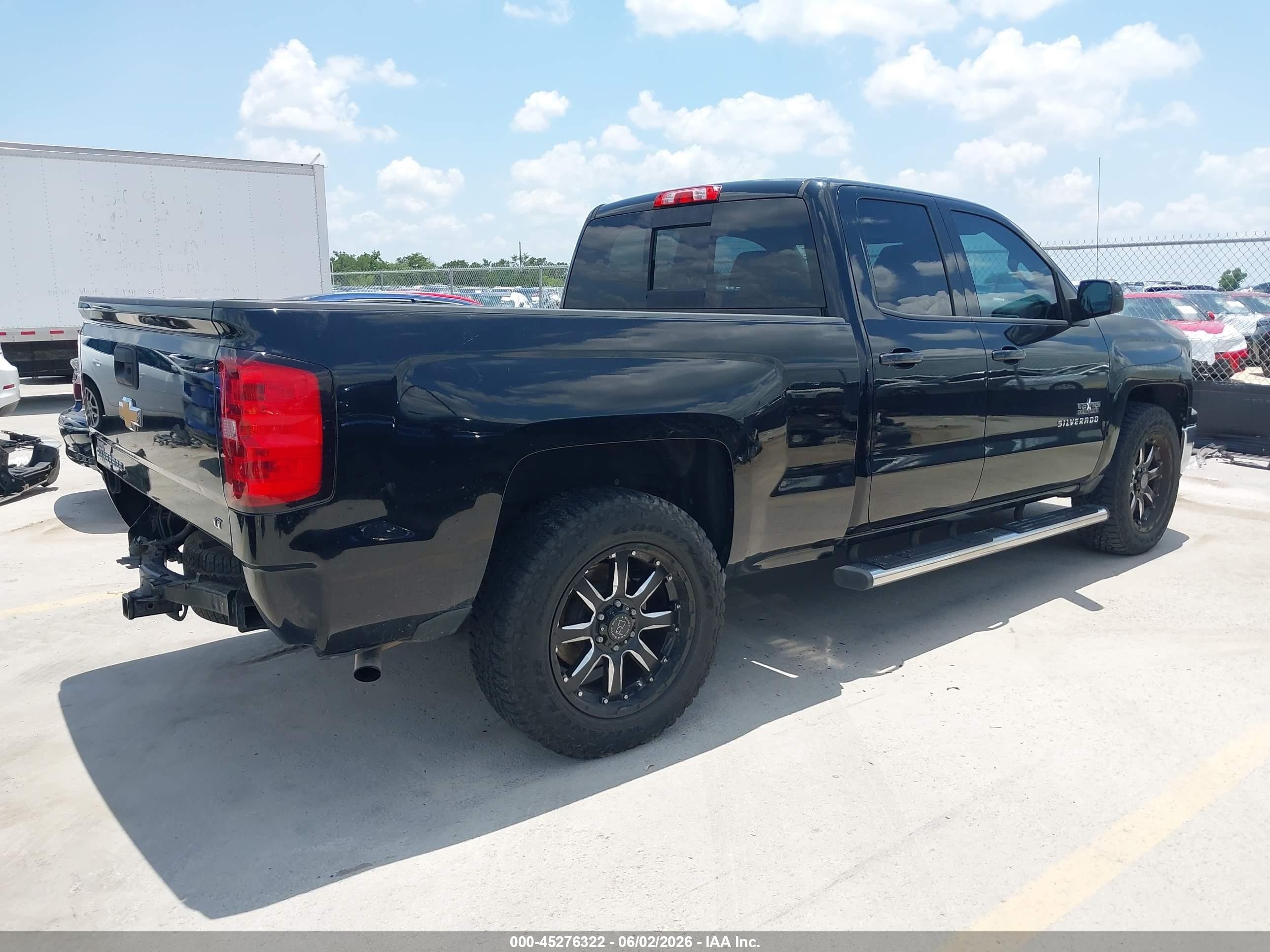 2014 Chevrolet Silverado 1500 1lt Black vin: 1GCRCREC2EZ116549
