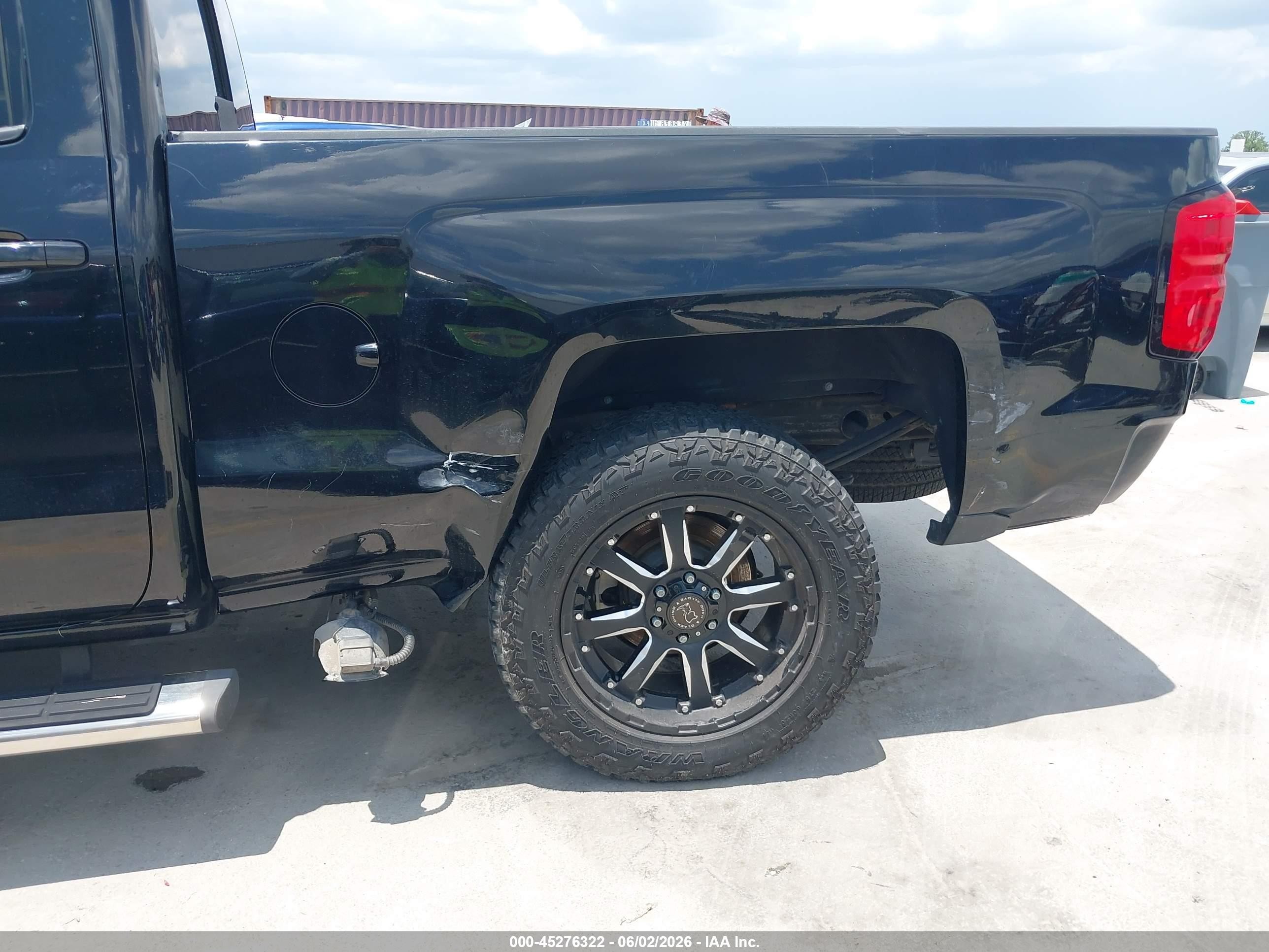 2014 Chevrolet Silverado 1500 1lt Black vin: 1GCRCREC2EZ116549