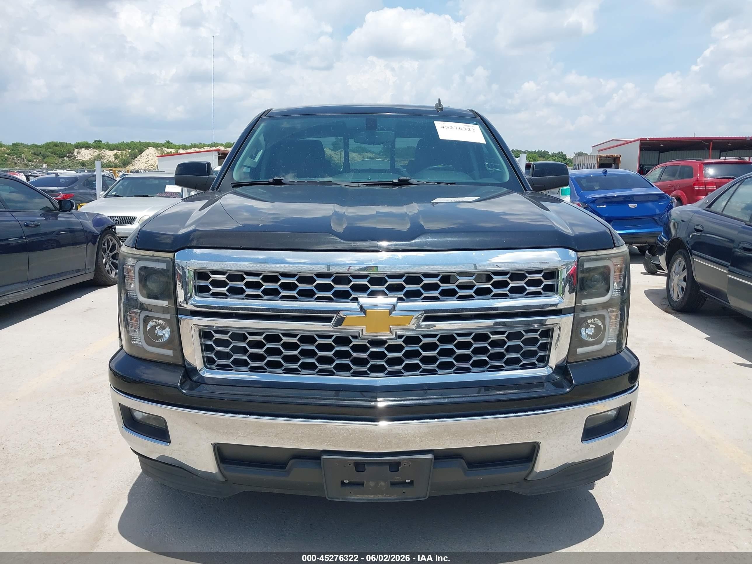 2014 Chevrolet Silverado 1500 1lt Black vin: 1GCRCREC2EZ116549