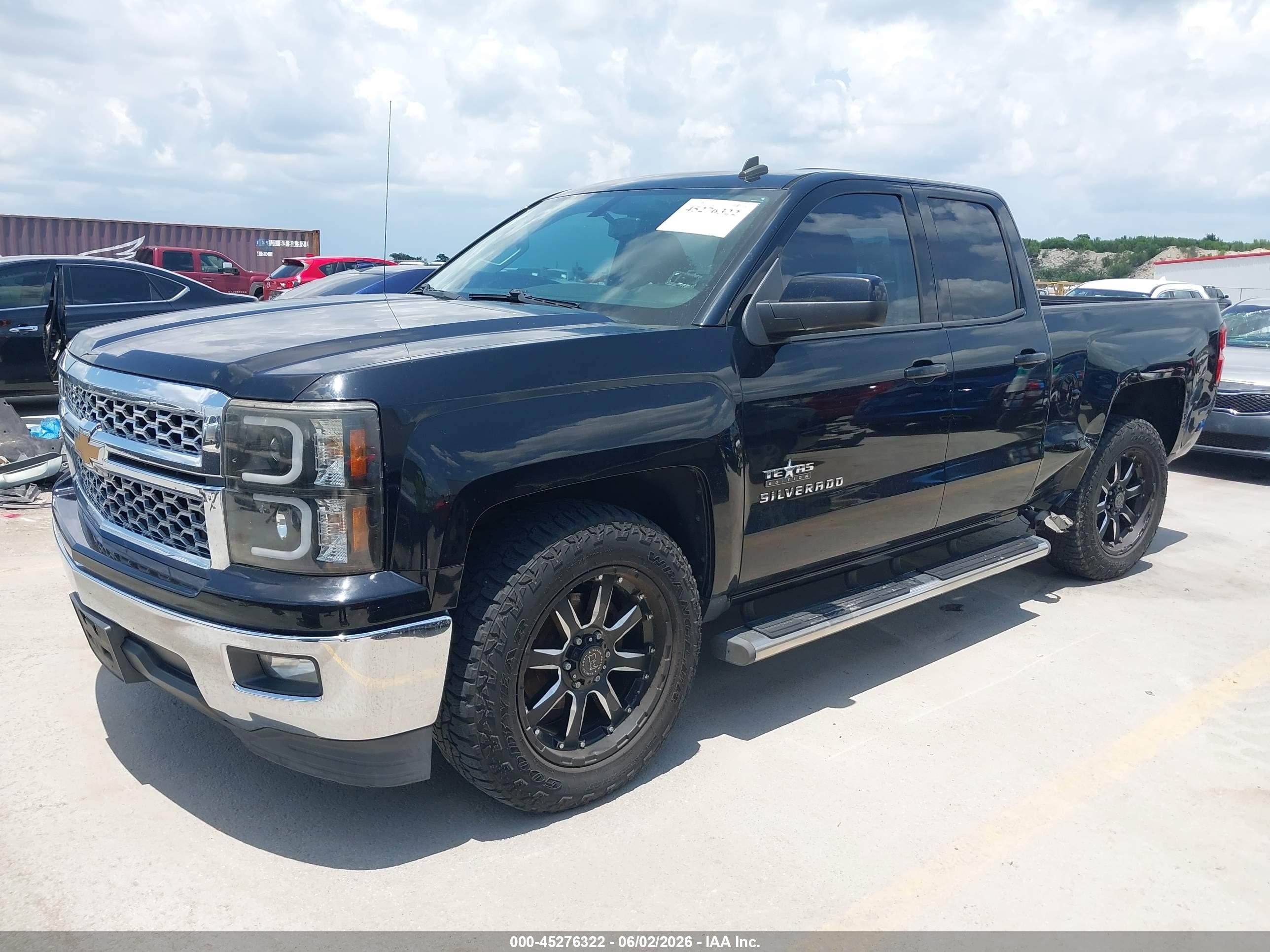 2014 Chevrolet Silverado 1500 1lt Black vin: 1GCRCREC2EZ116549